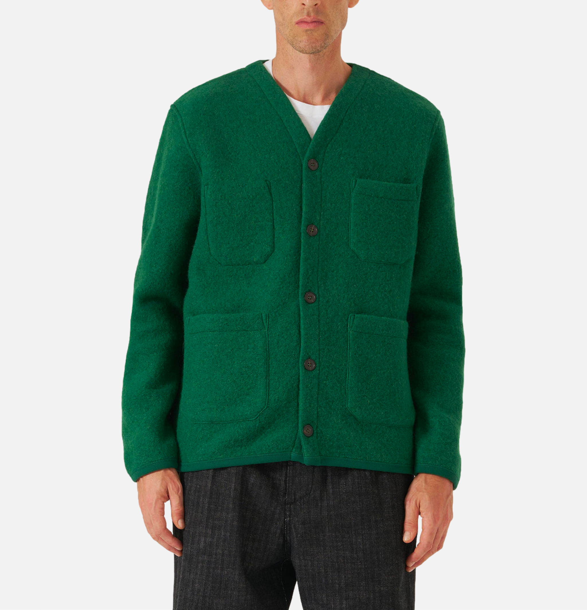 Cardigan Laine Vert
