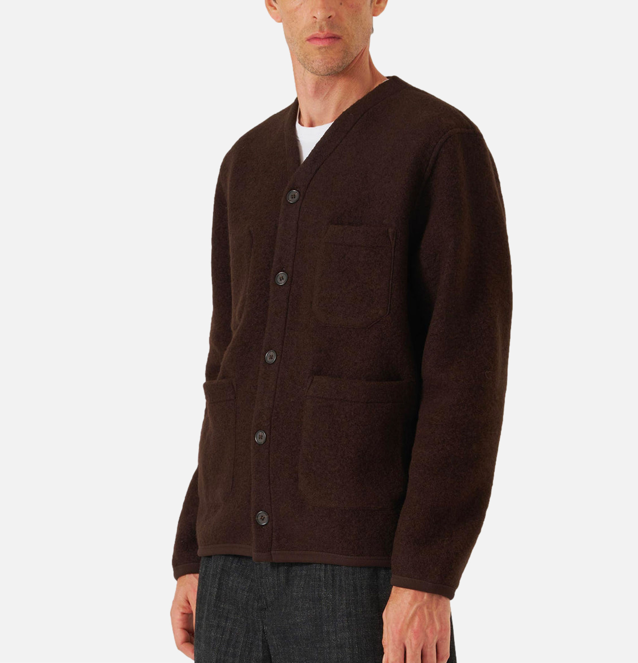 Cardigan Wool Brown