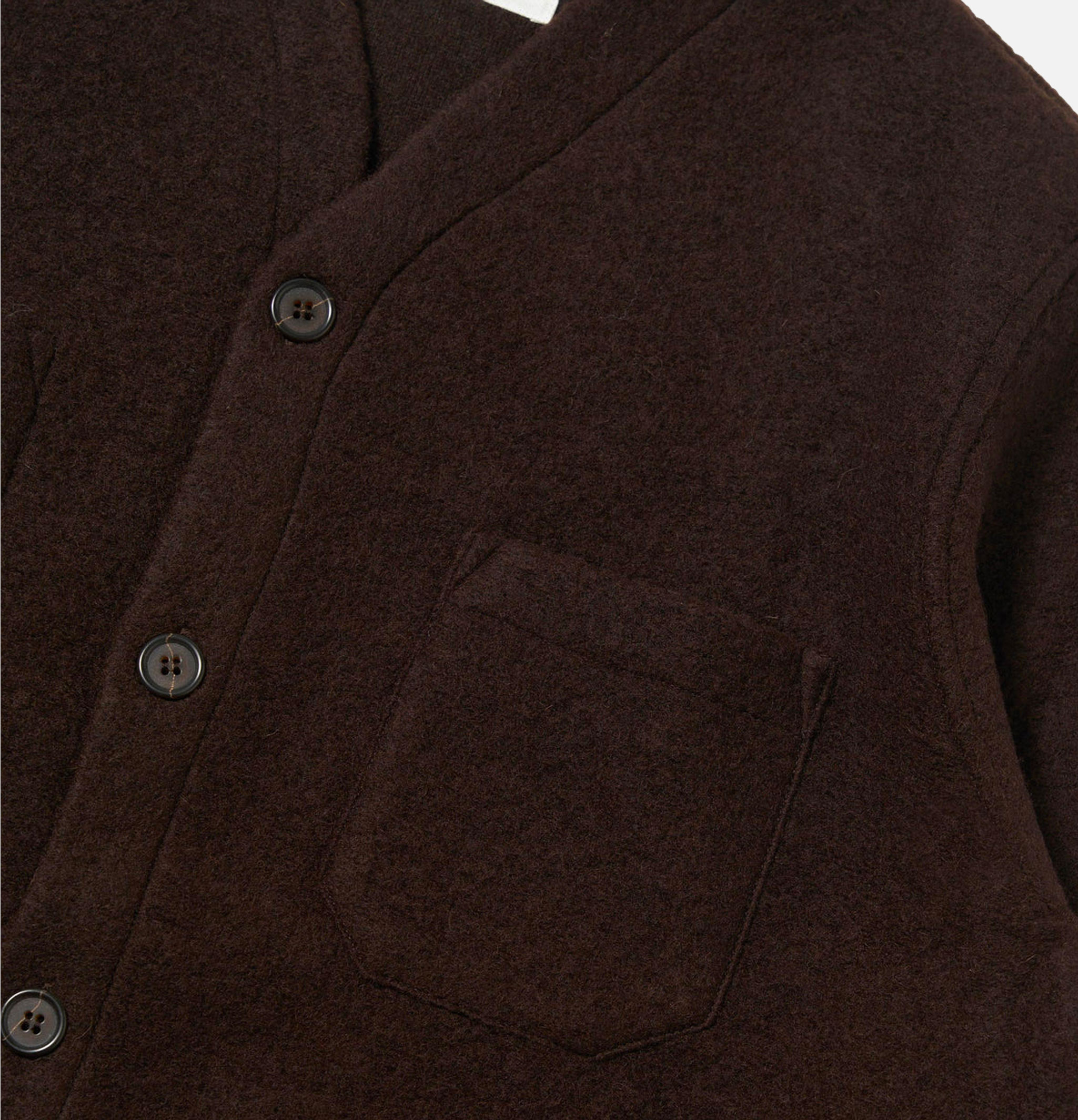 Cardigan Wool Brown