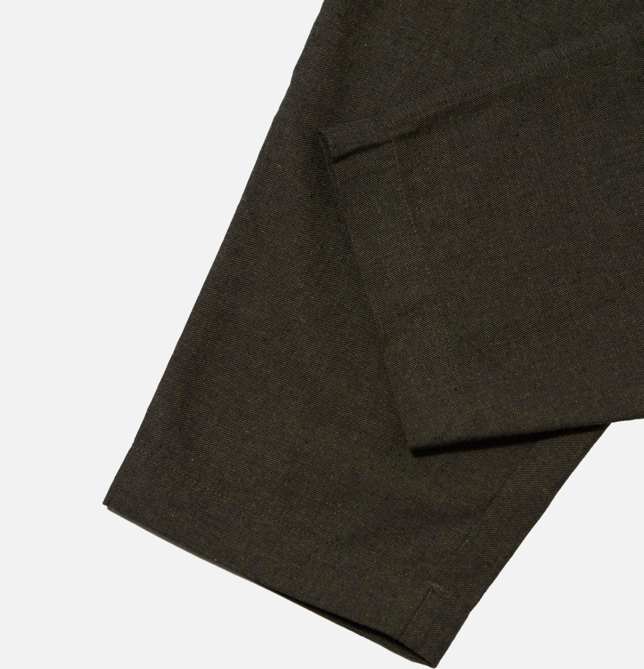 Pleated Track Lucca Suiting Olive