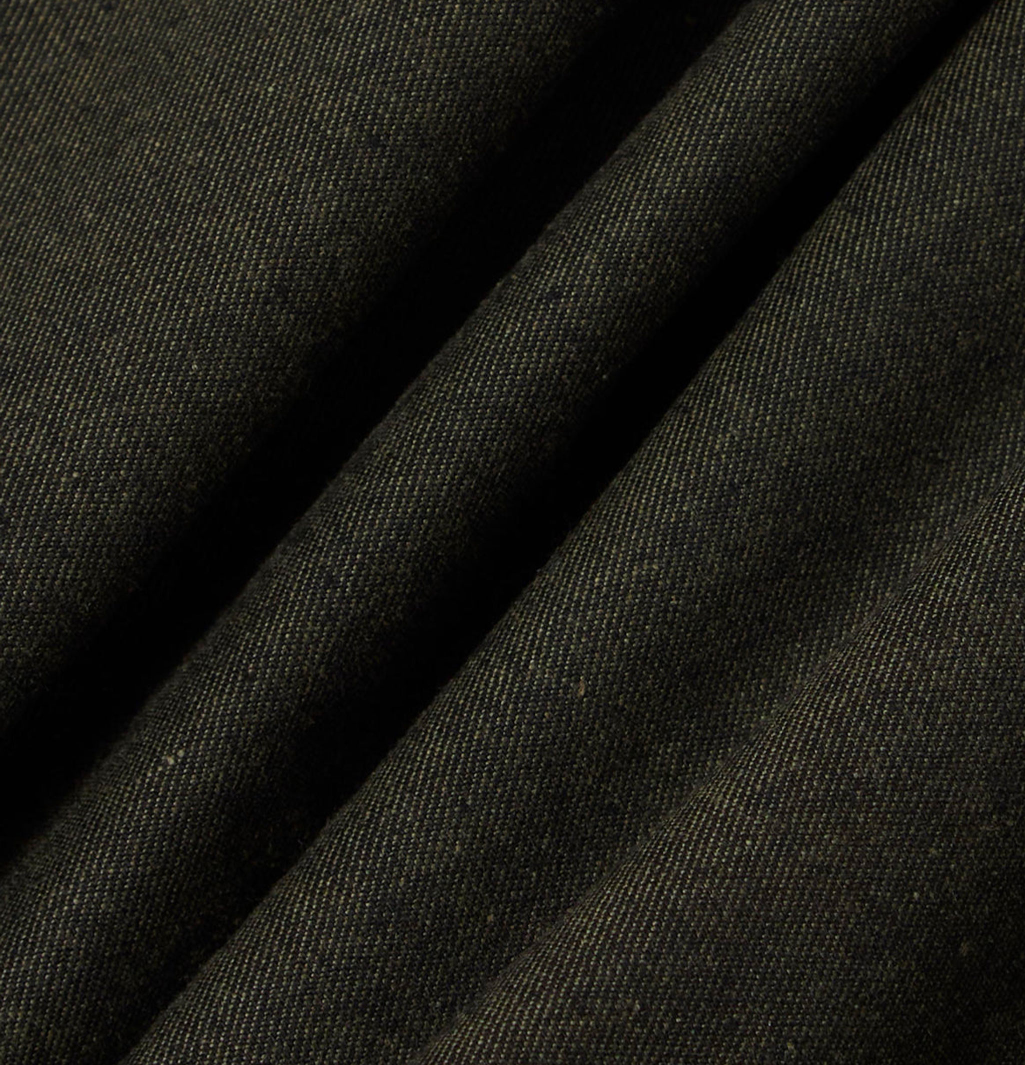Pleated Track Lucca Suiting Olive