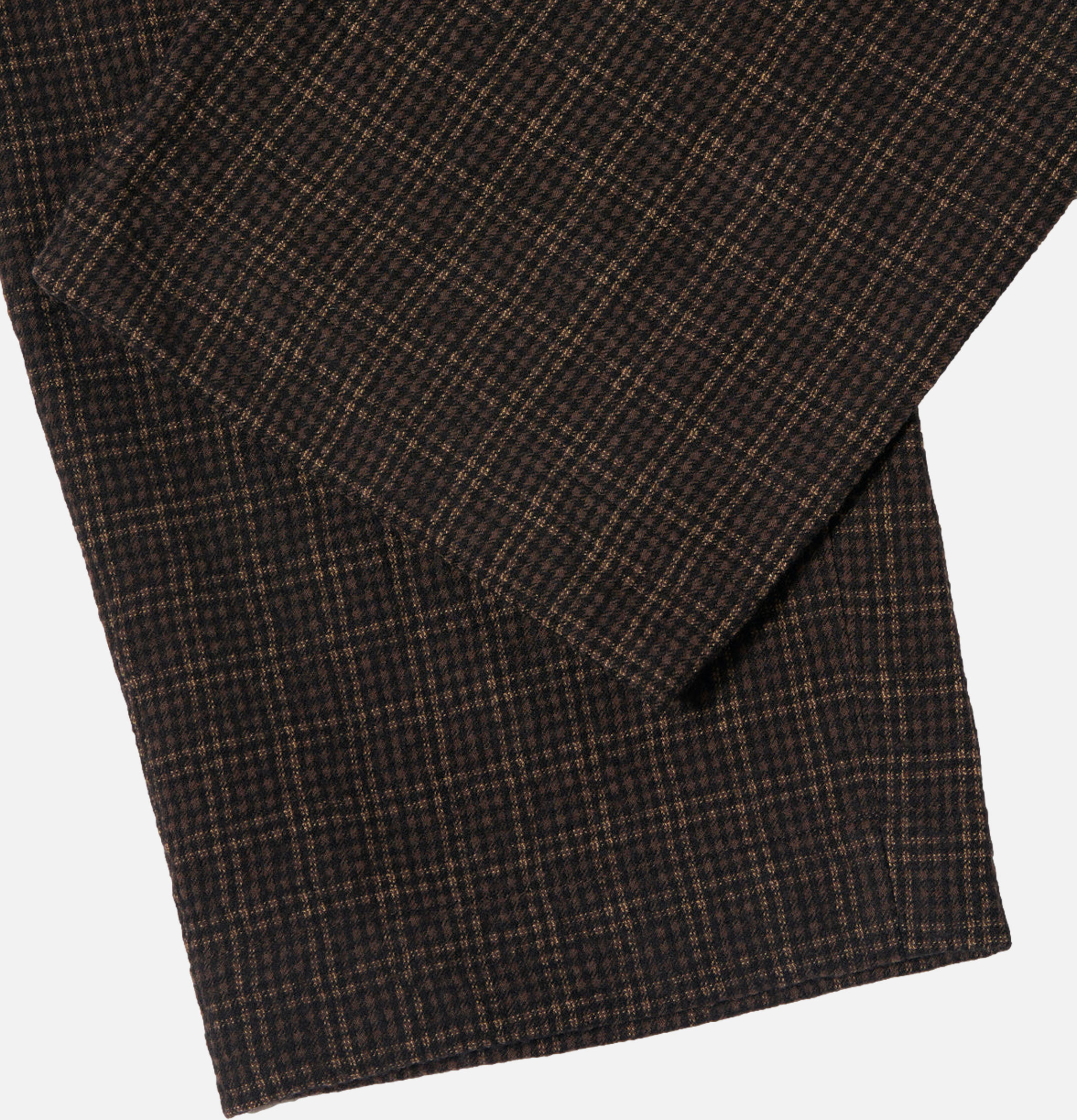 Duke Pant Cedar Check Brown