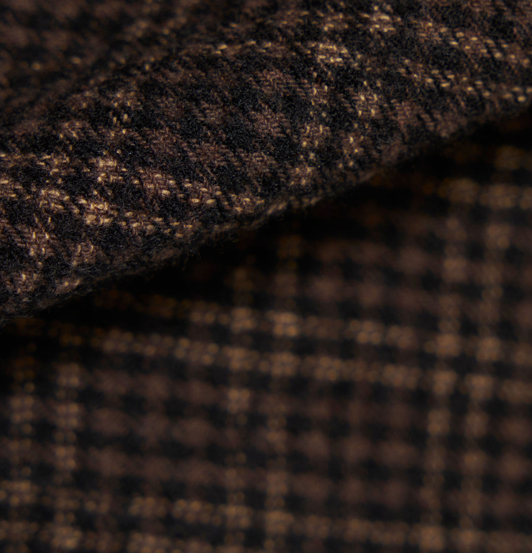 Duke Pant Cedar Check Brown