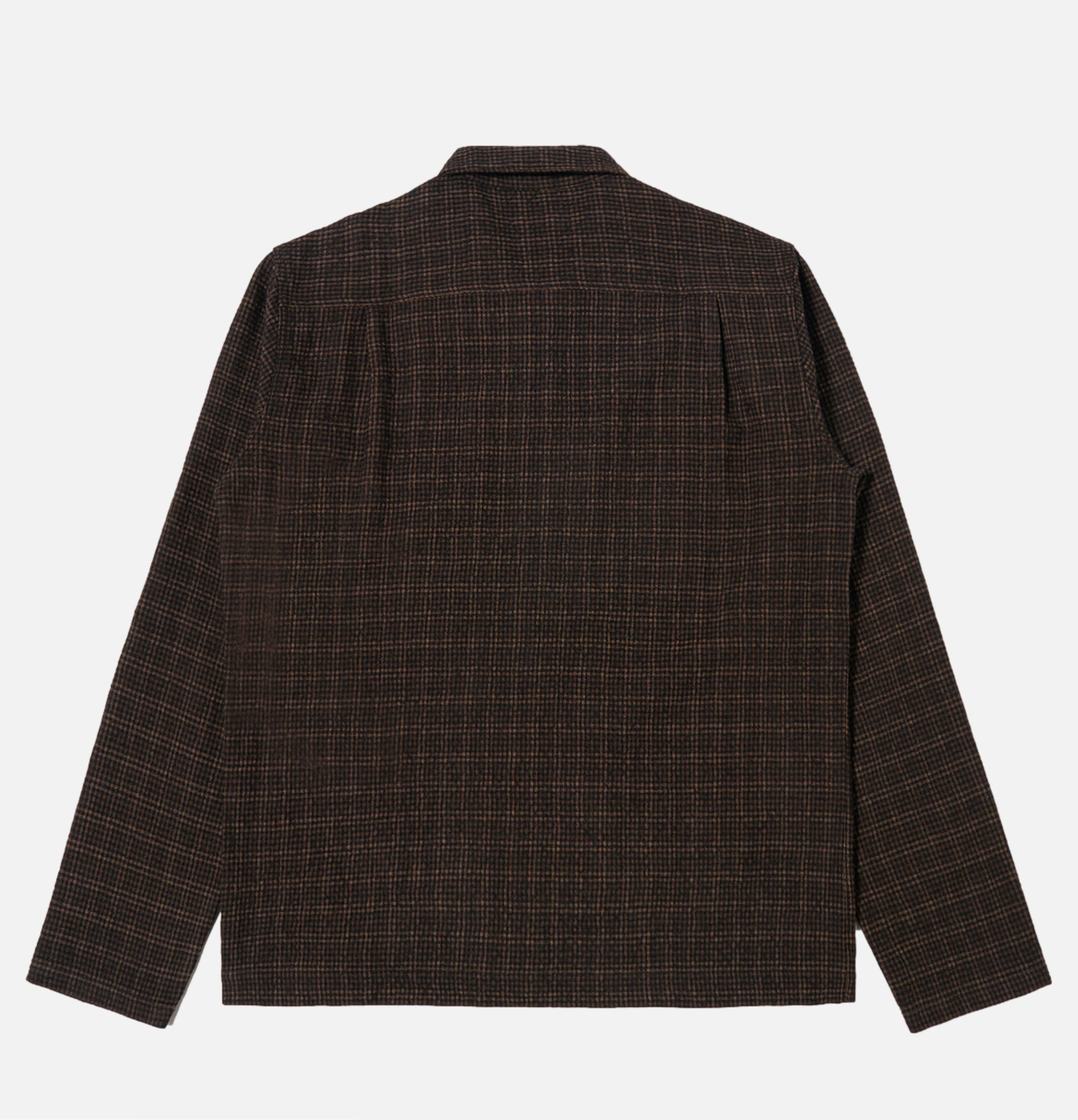 Zip Shirt Cedar Check Brown