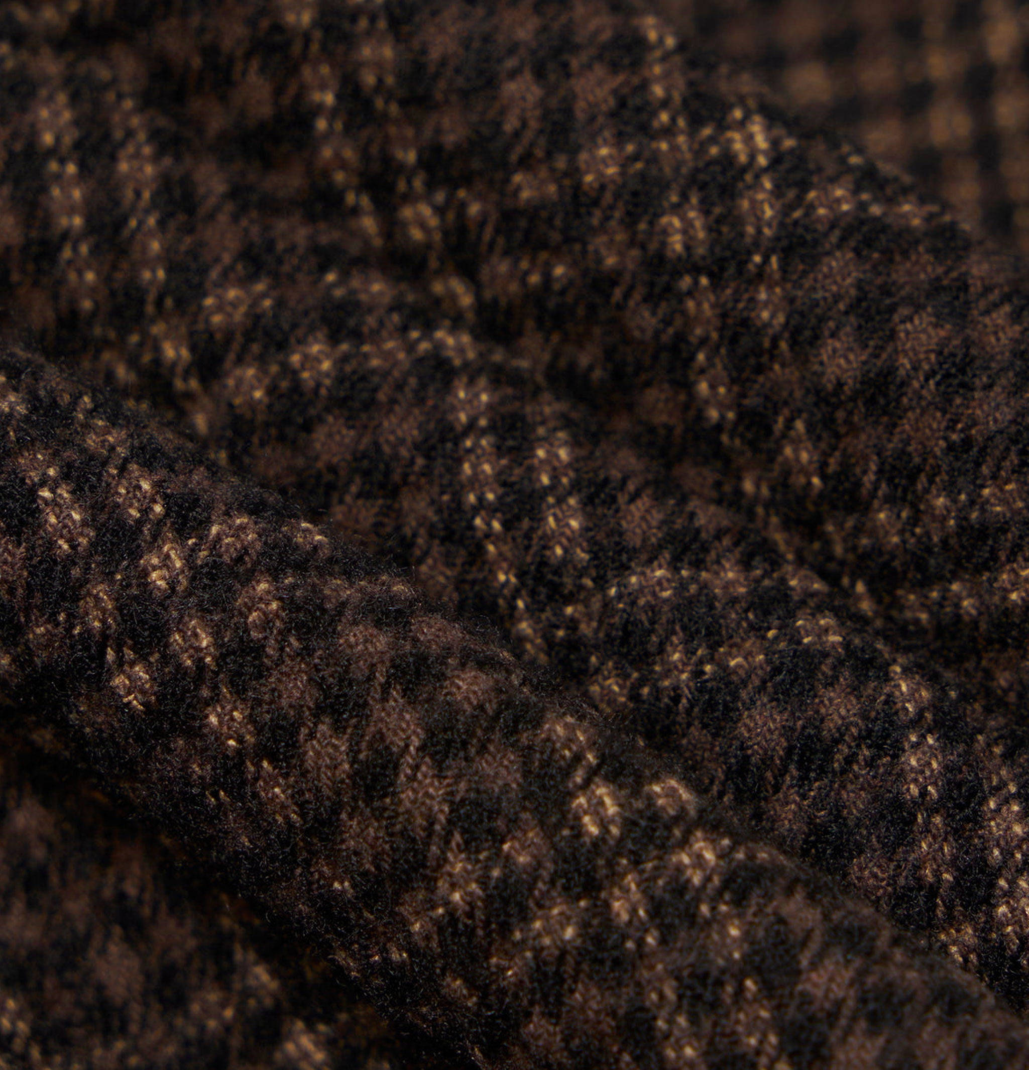 Zip Shirt Cedar Check Brown