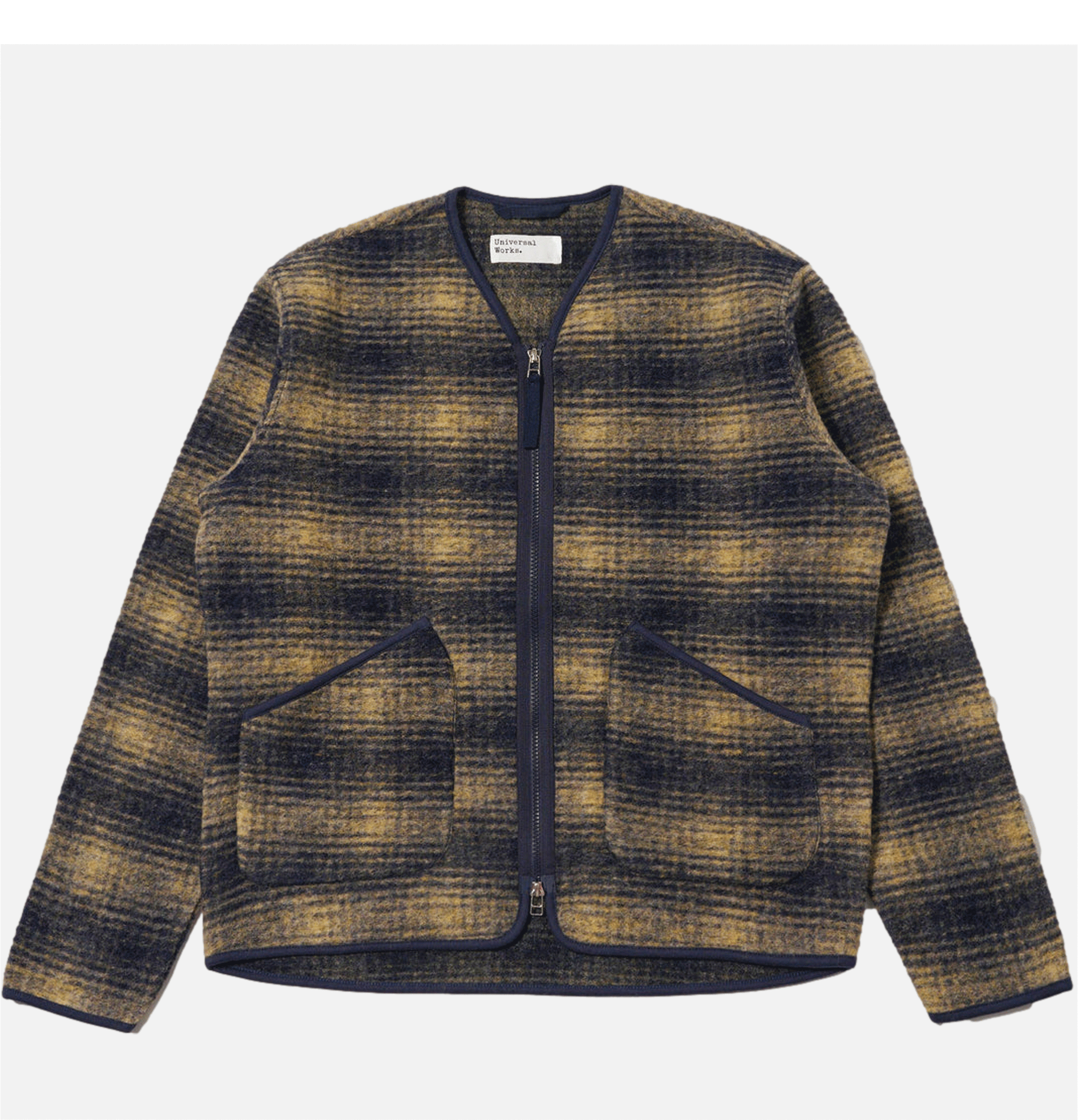 Veste Polaire Zip Liner Uist Marine