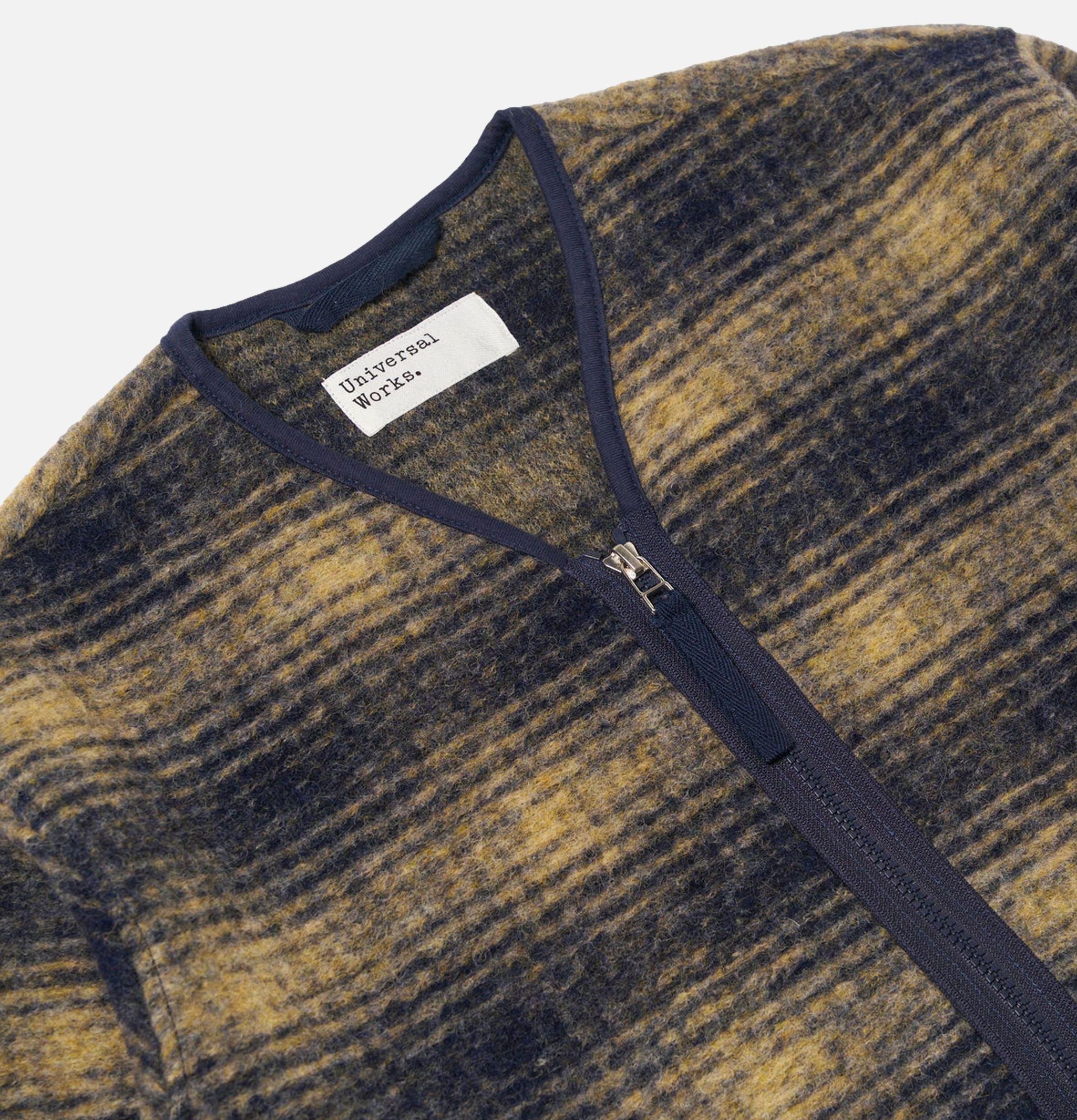 Veste Polaire Zip Liner Uist Marine