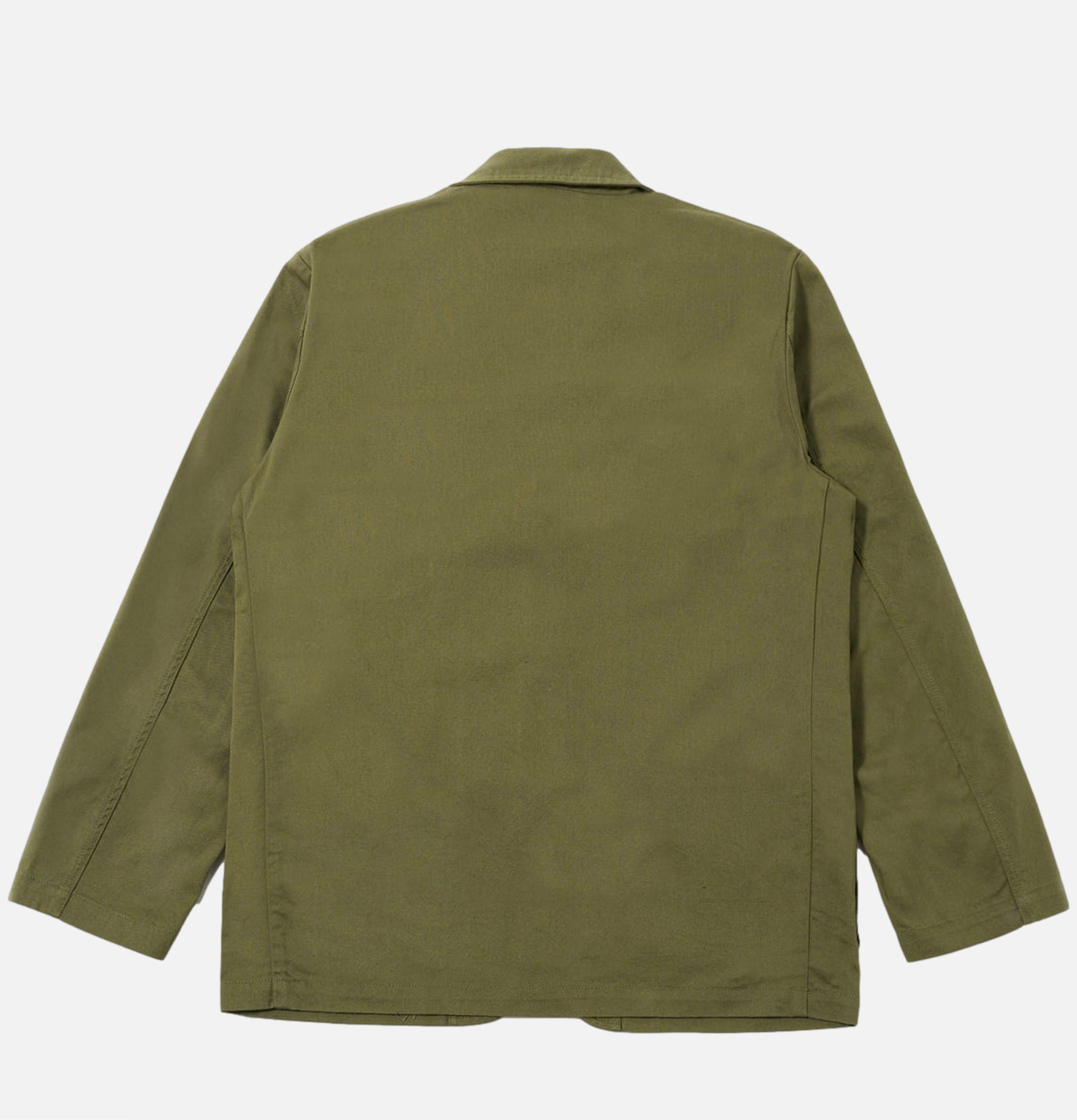 Three Button Jacket Twill Olive