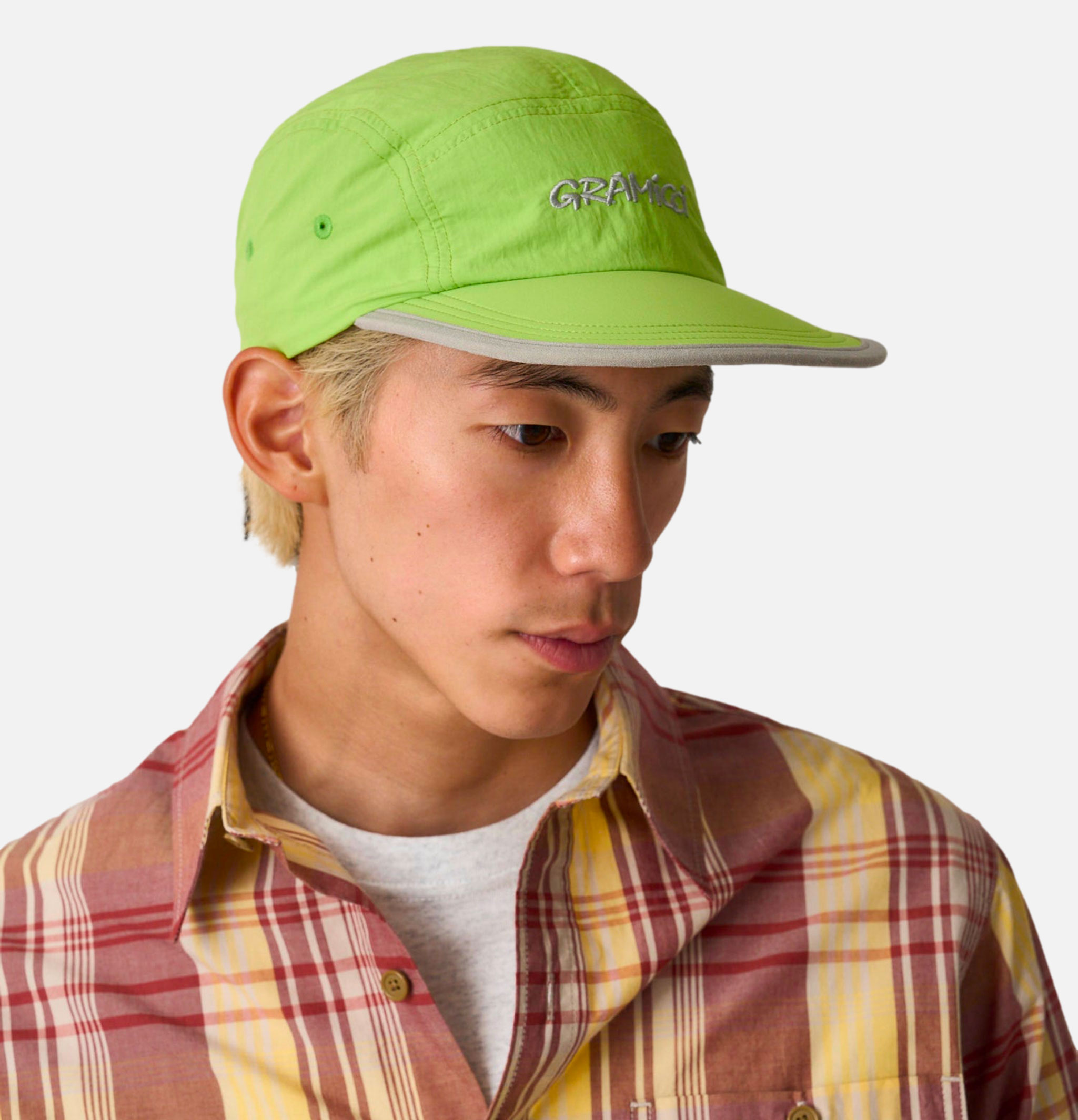 Casquette en Nylon Jaune Vert