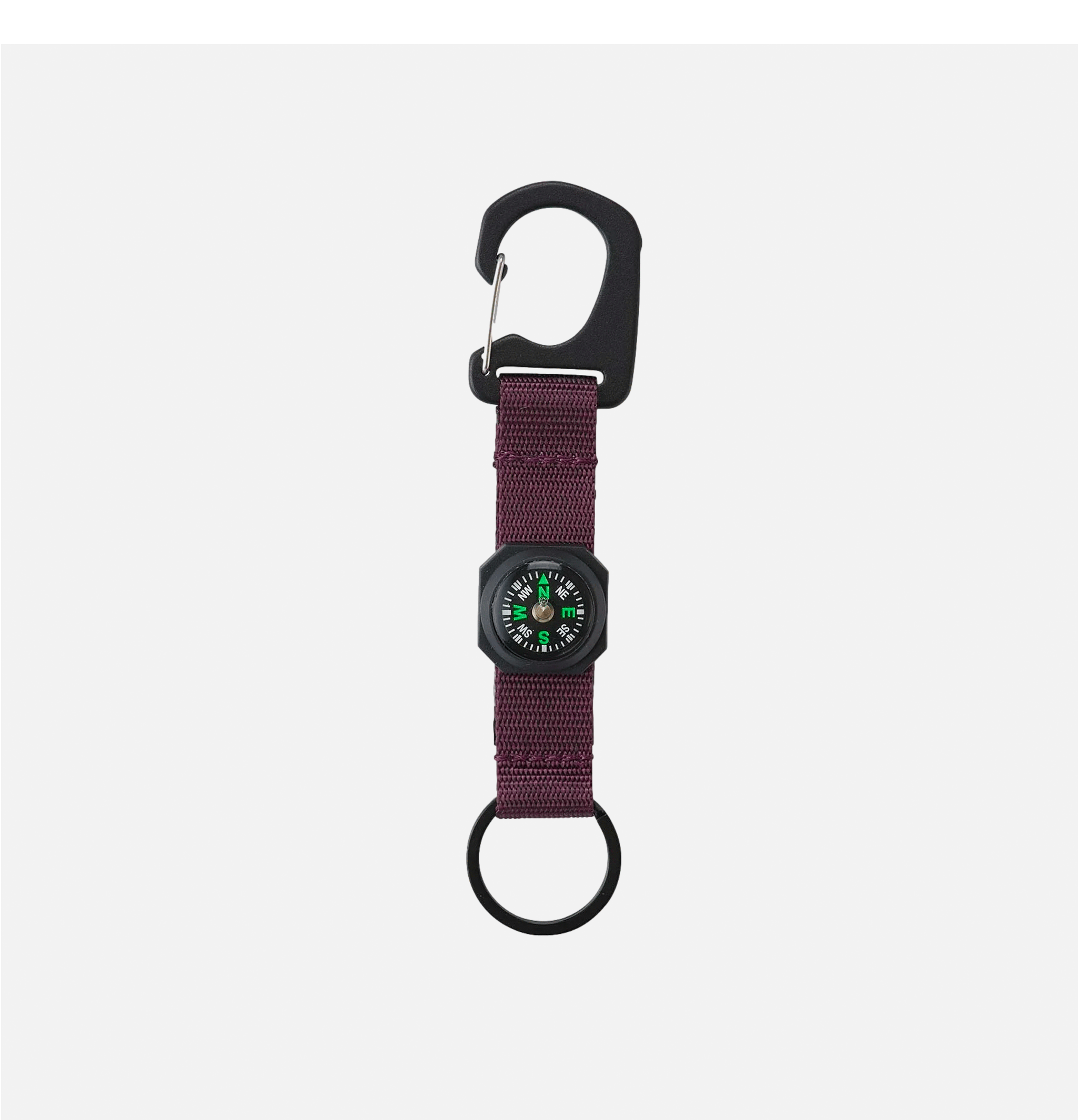 Compass Keyring Purple