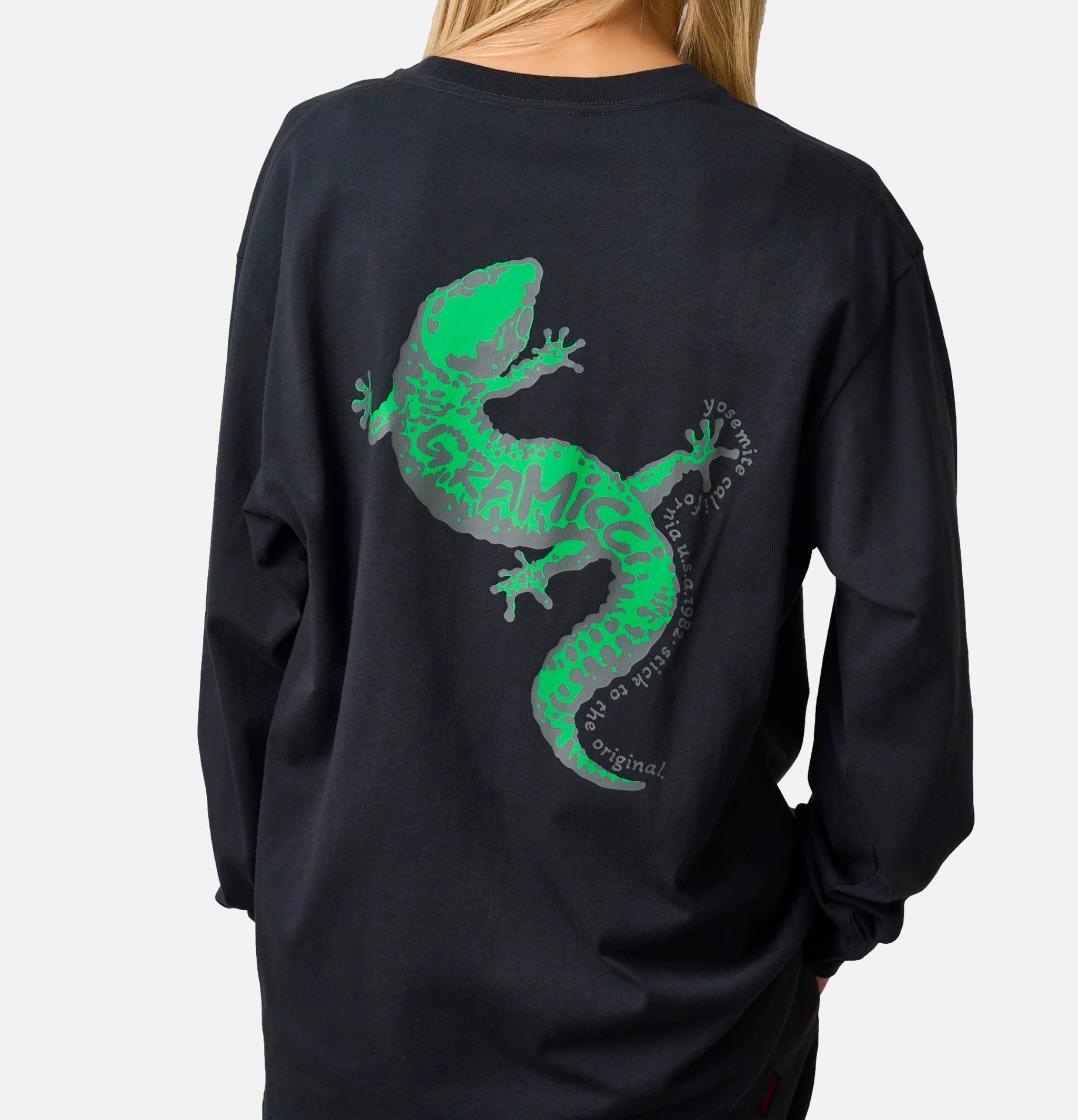 Gecko Ls Tee Black