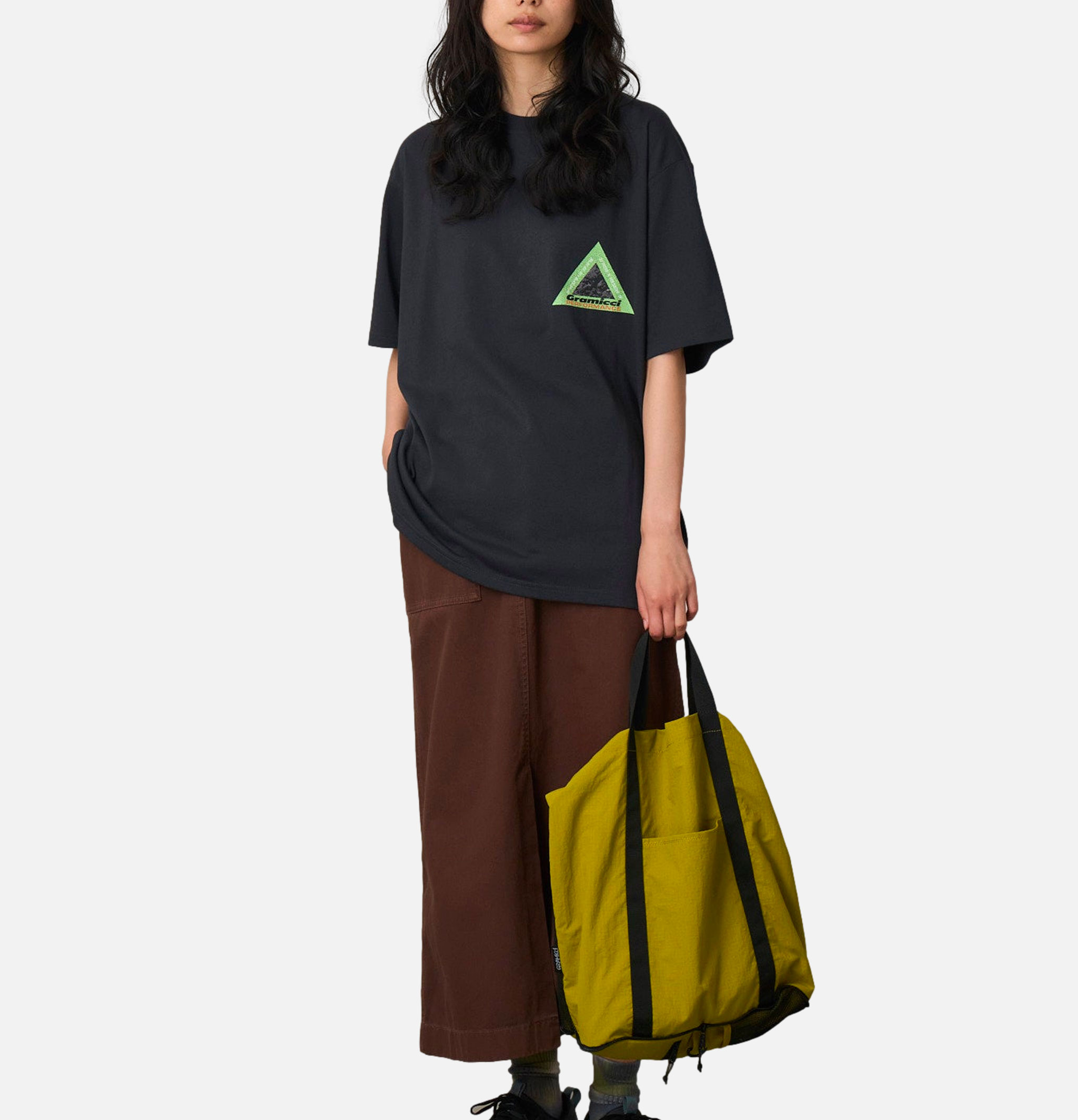 Nylon Packable Tote Chartreuse