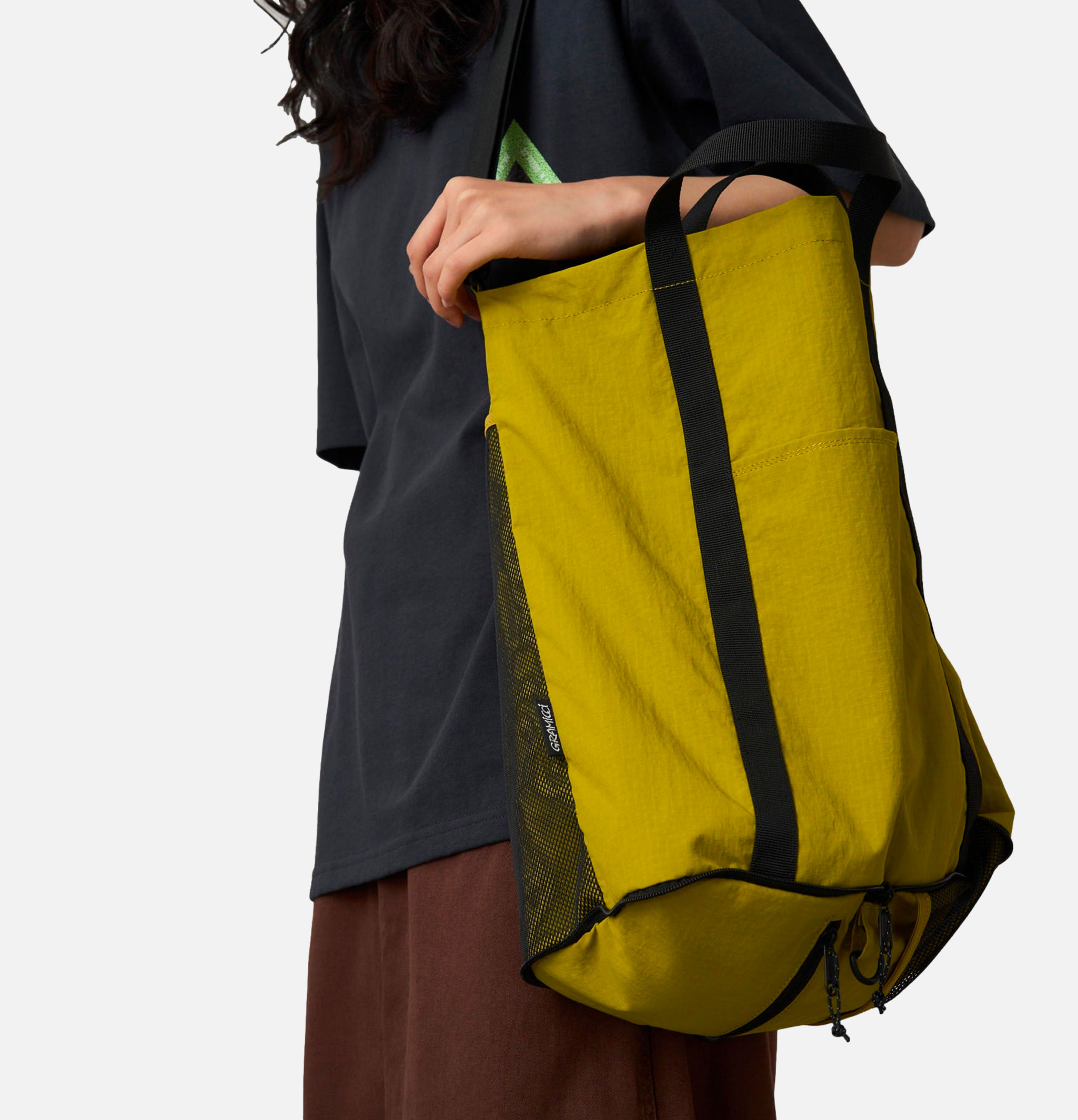 Nylon Packable Tote Chartreuse