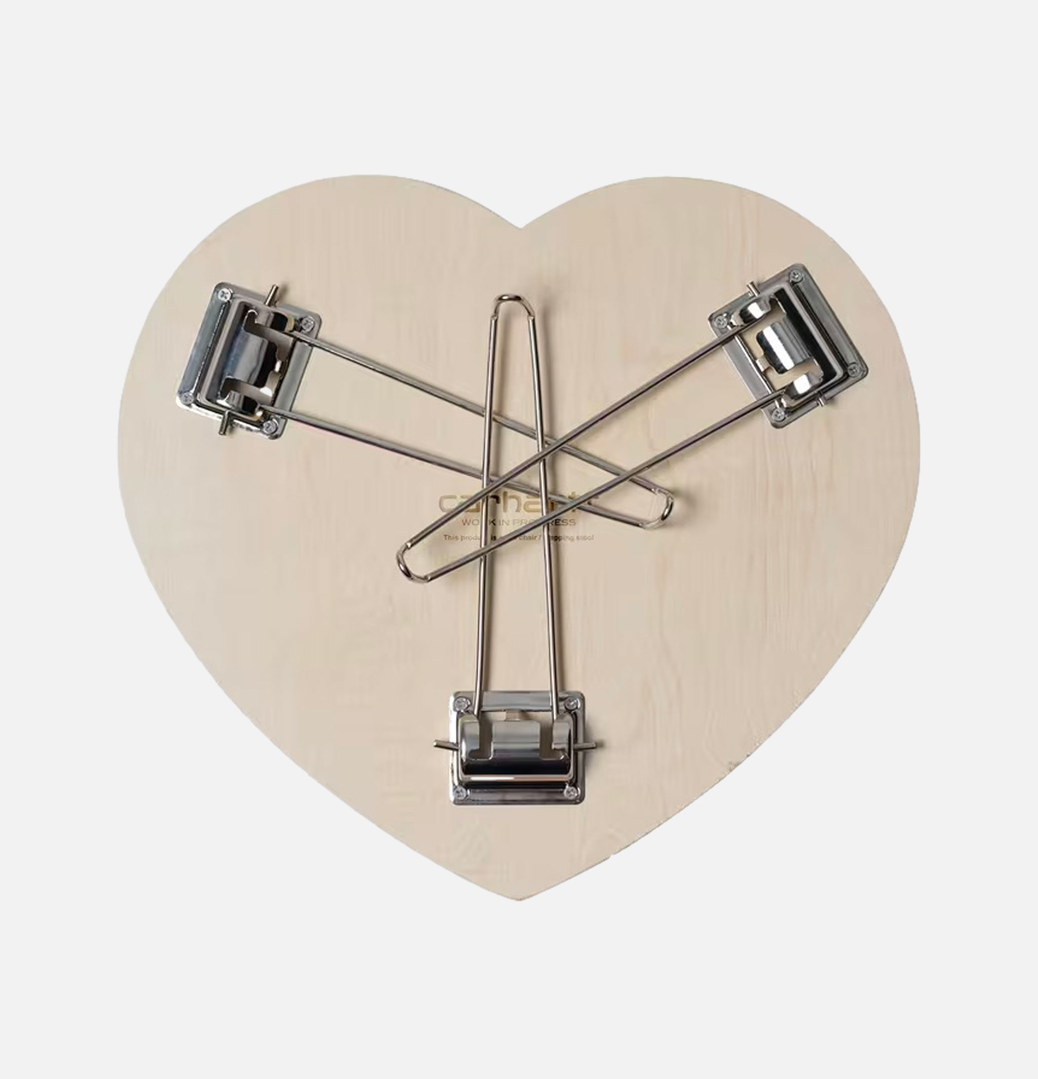 Heart Folding Table Scarlet