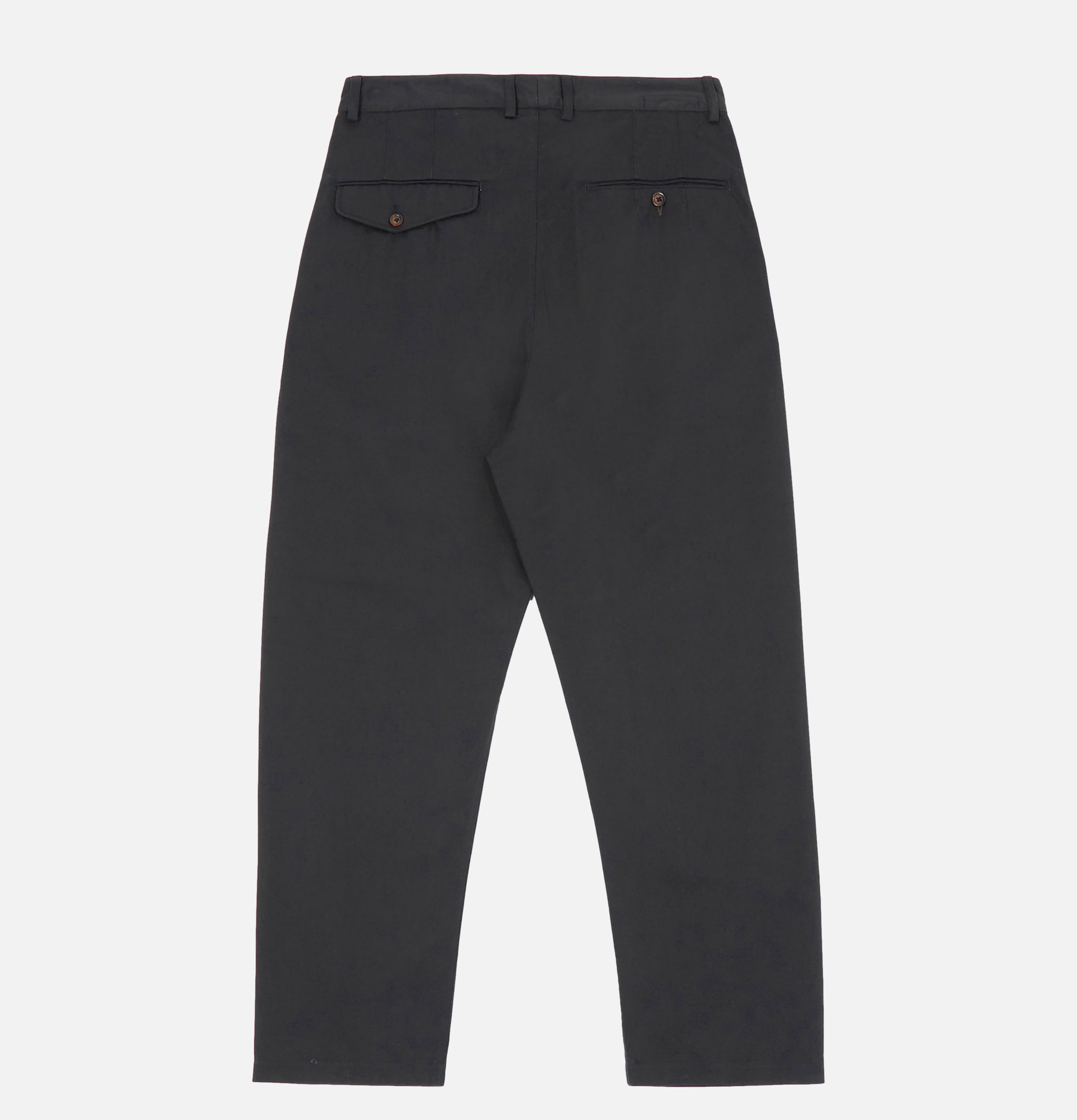 Pantalon Double Pleated Black