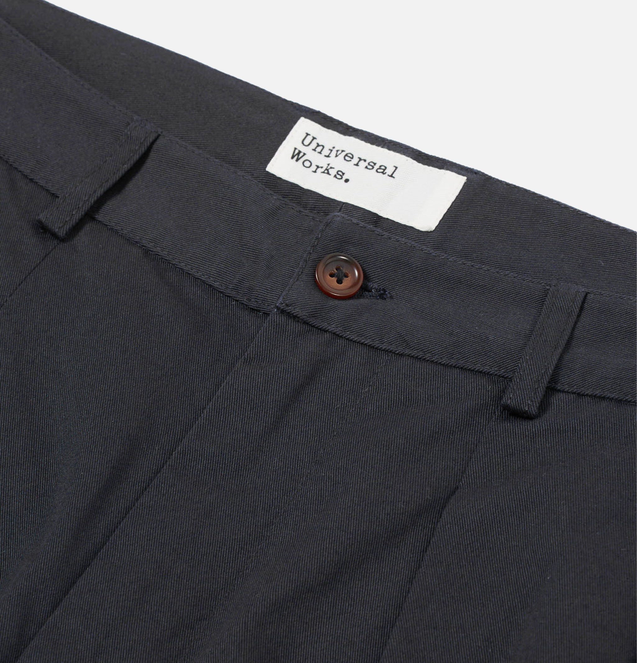 Pantalon Double Pleated Black