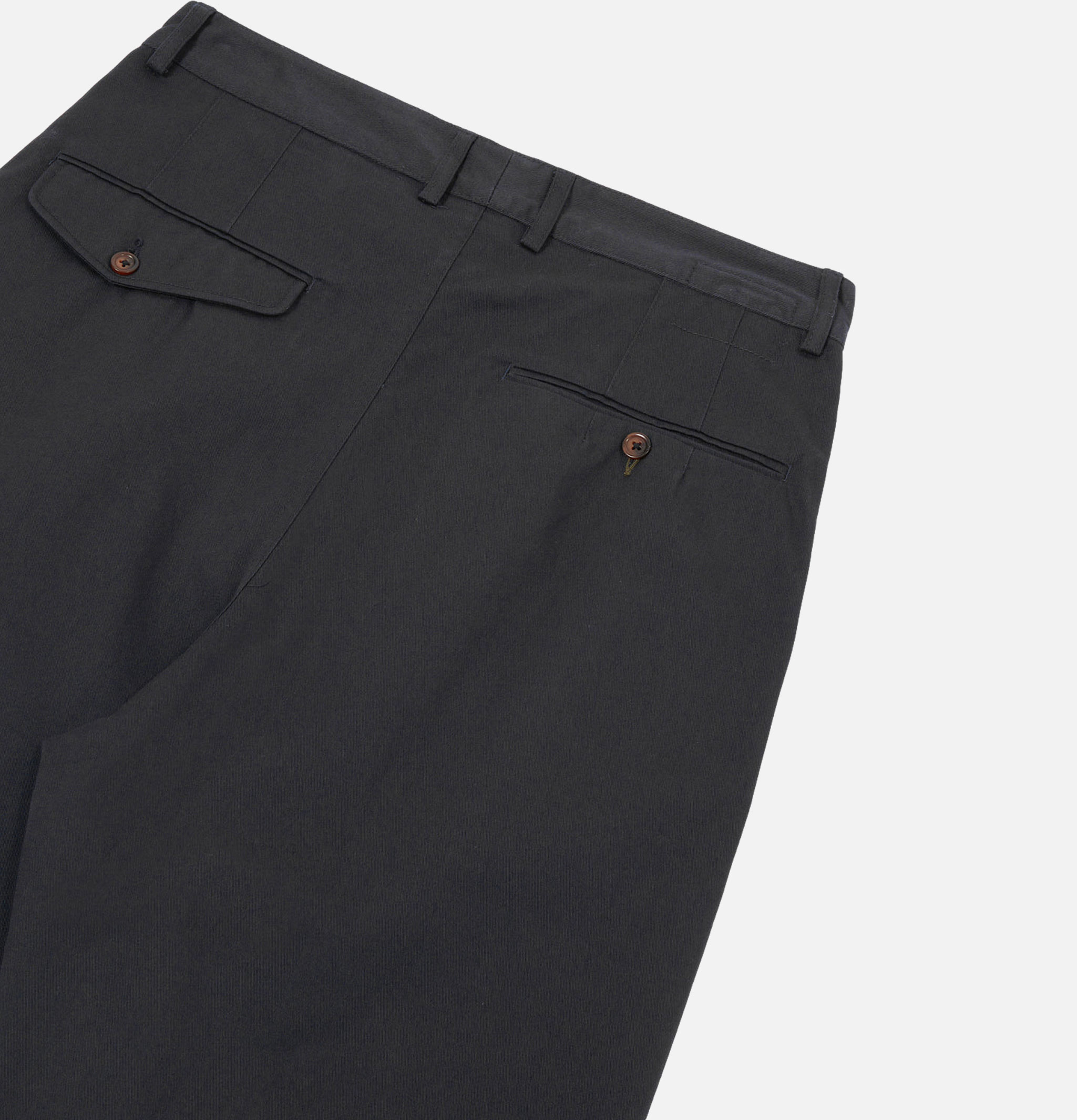 Pantalon Double Pleated Black