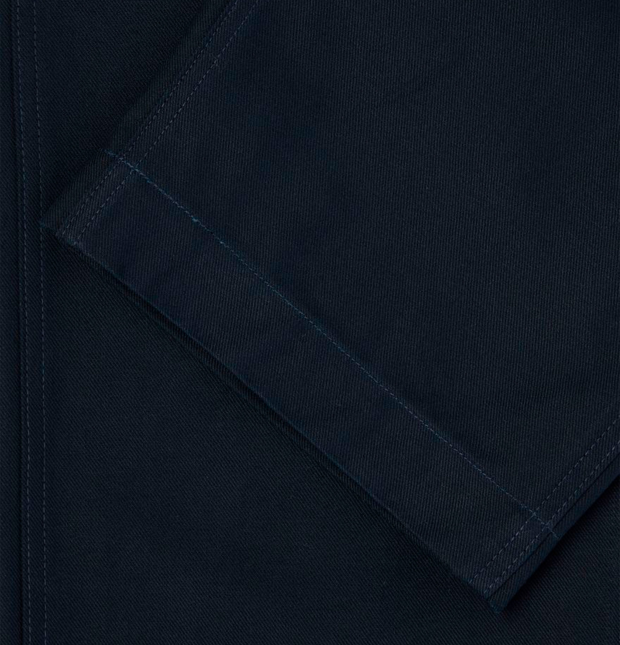 Wide Trousers Navy Unwashed