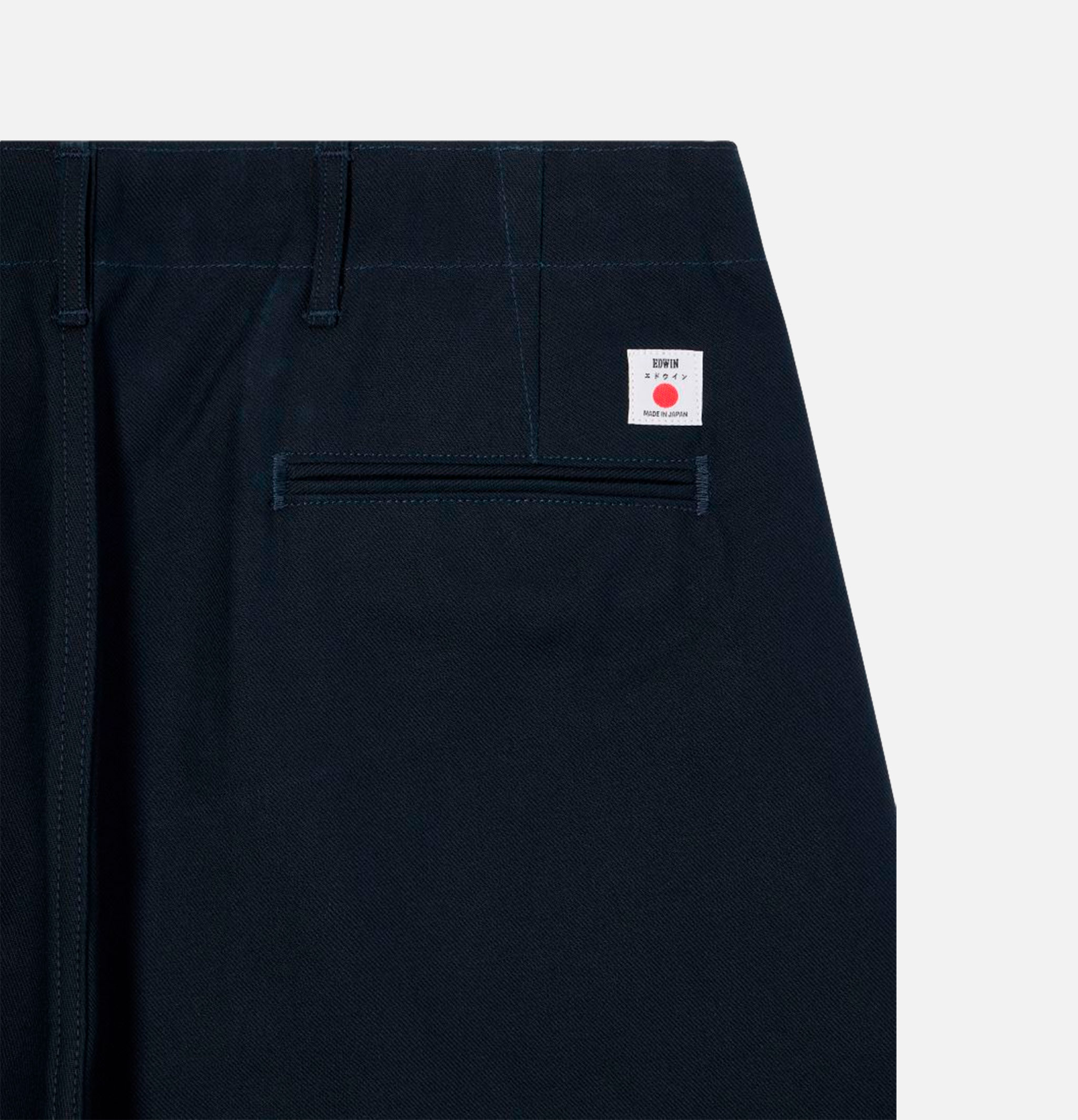 Wide Trousers Navy Unwashed