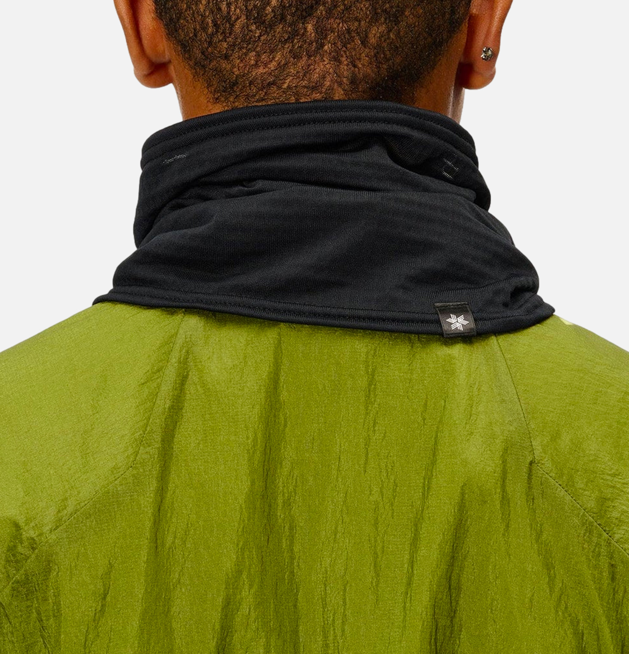 Stretch Grid Neck Gaiter Black