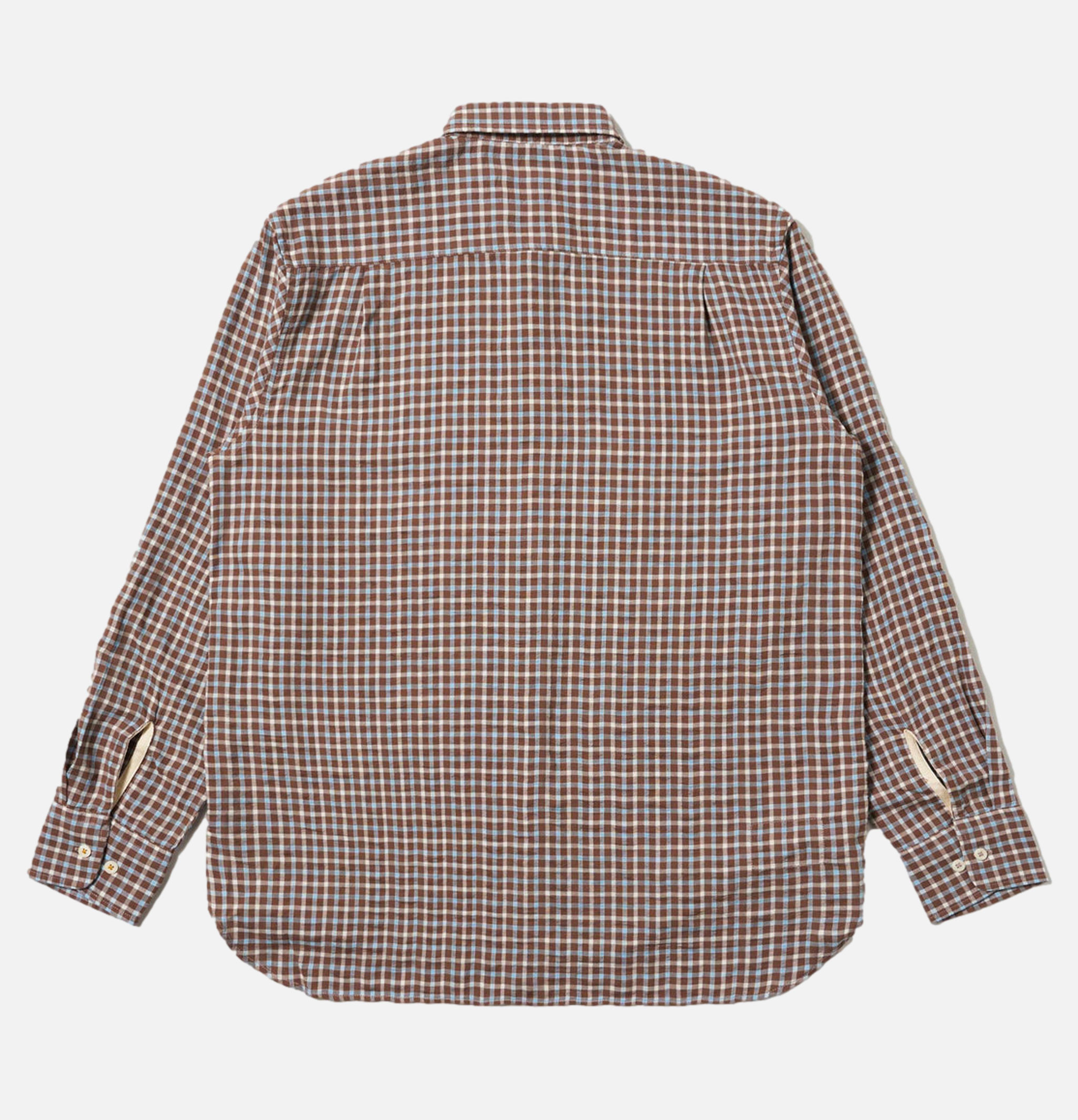 Station Shirt Check Brown