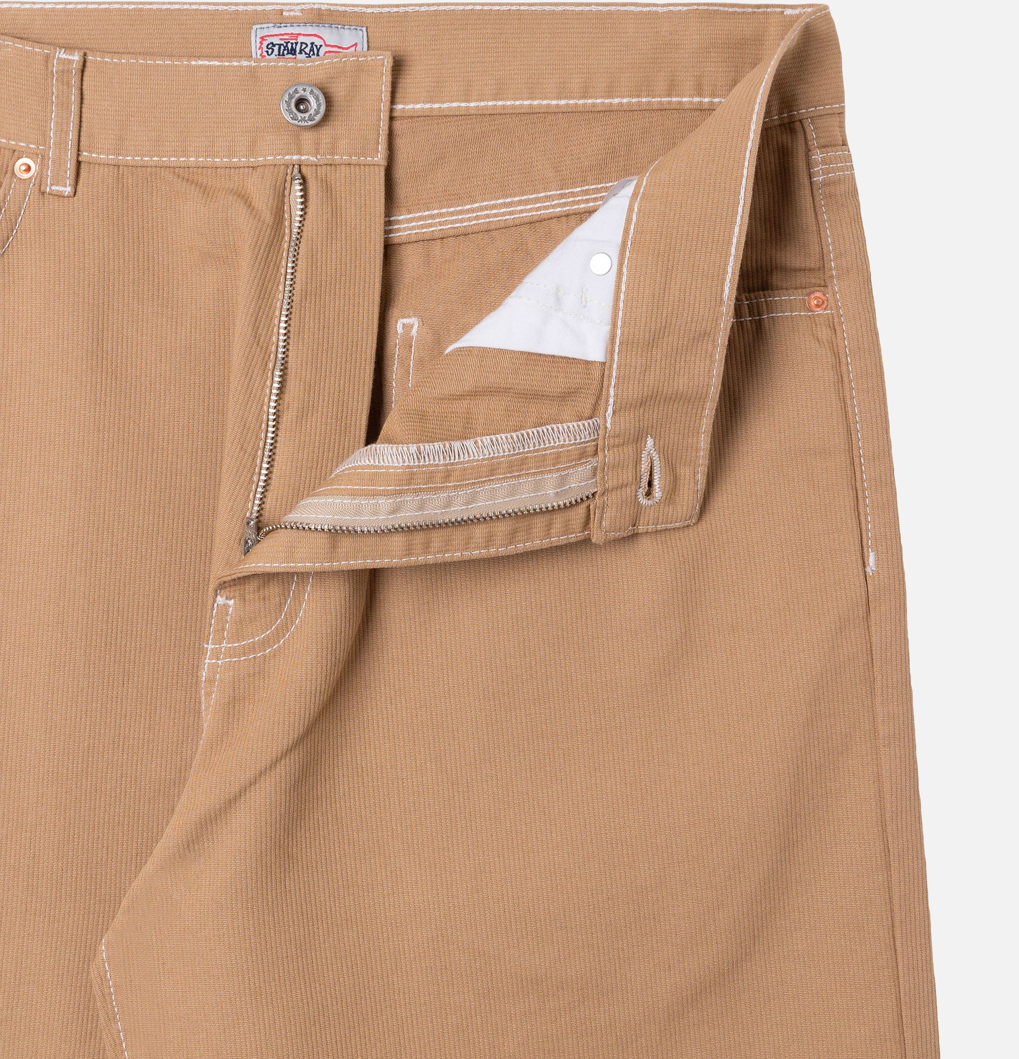 Wide 5 Khaki Bedford