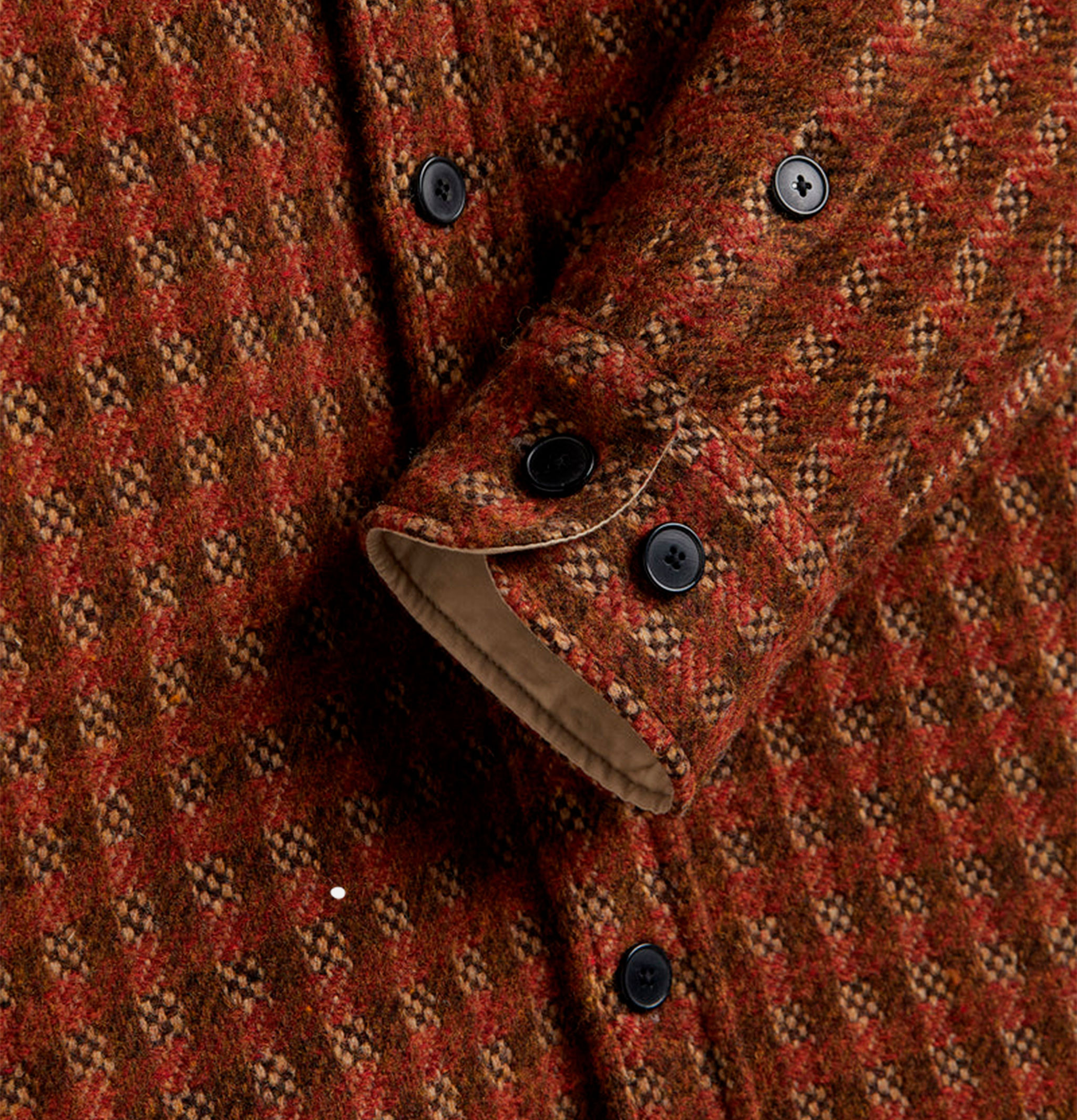 Chemise Merino Tweed Brown