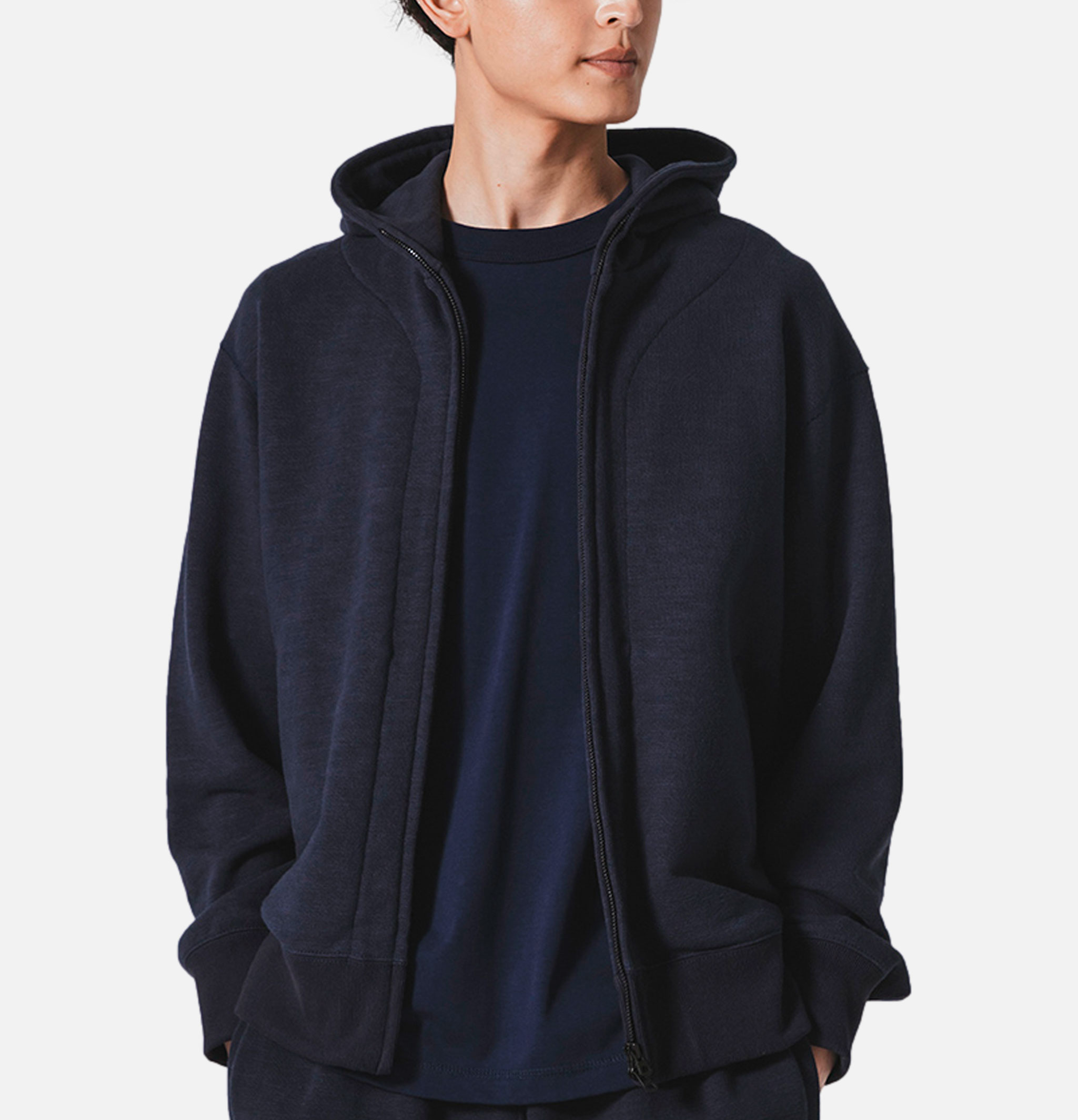 Jackman New GG Sweat Parka Navy