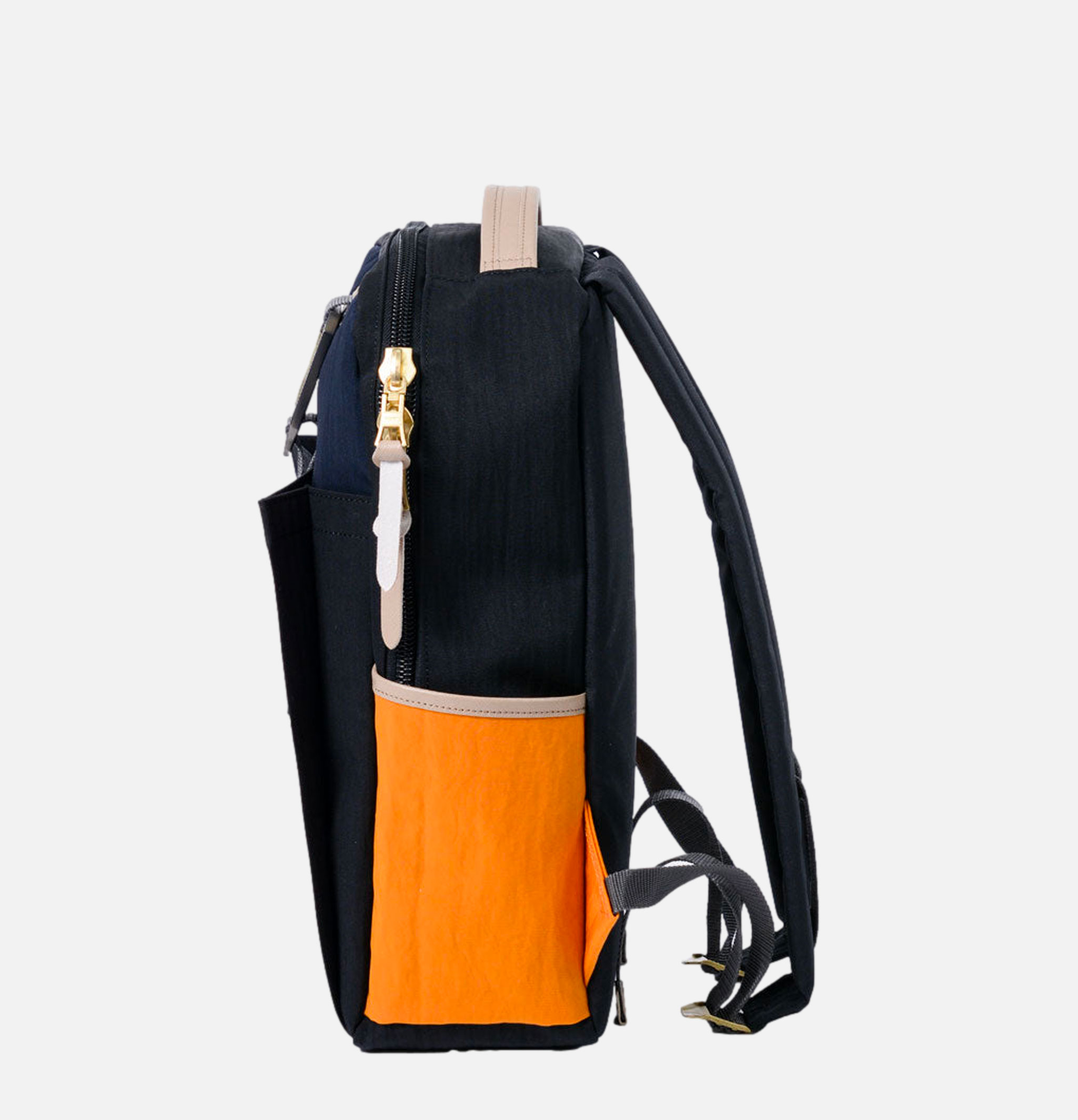 Master Piece Sac à Dos Link Noir Camel