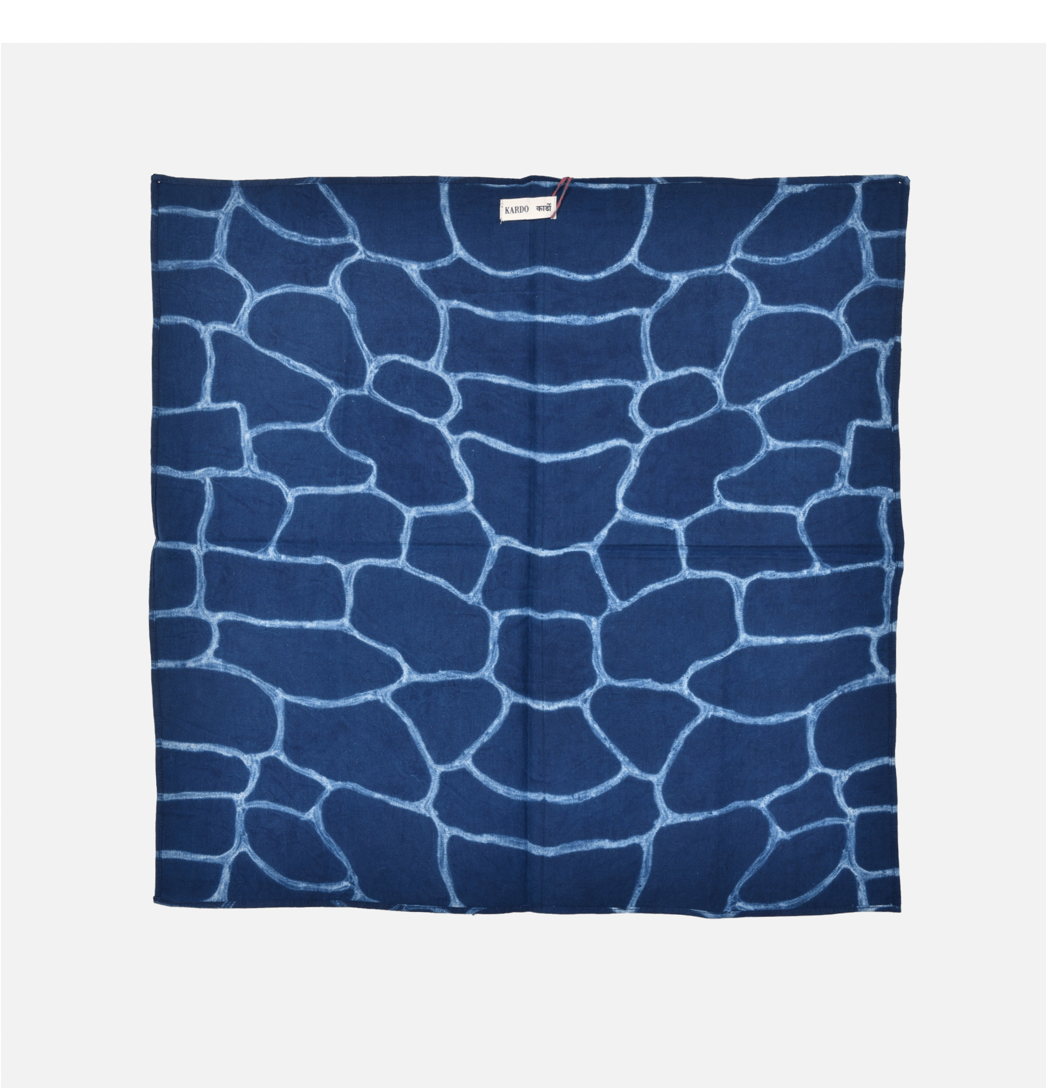 Kardo Shibori Indigo Bandana