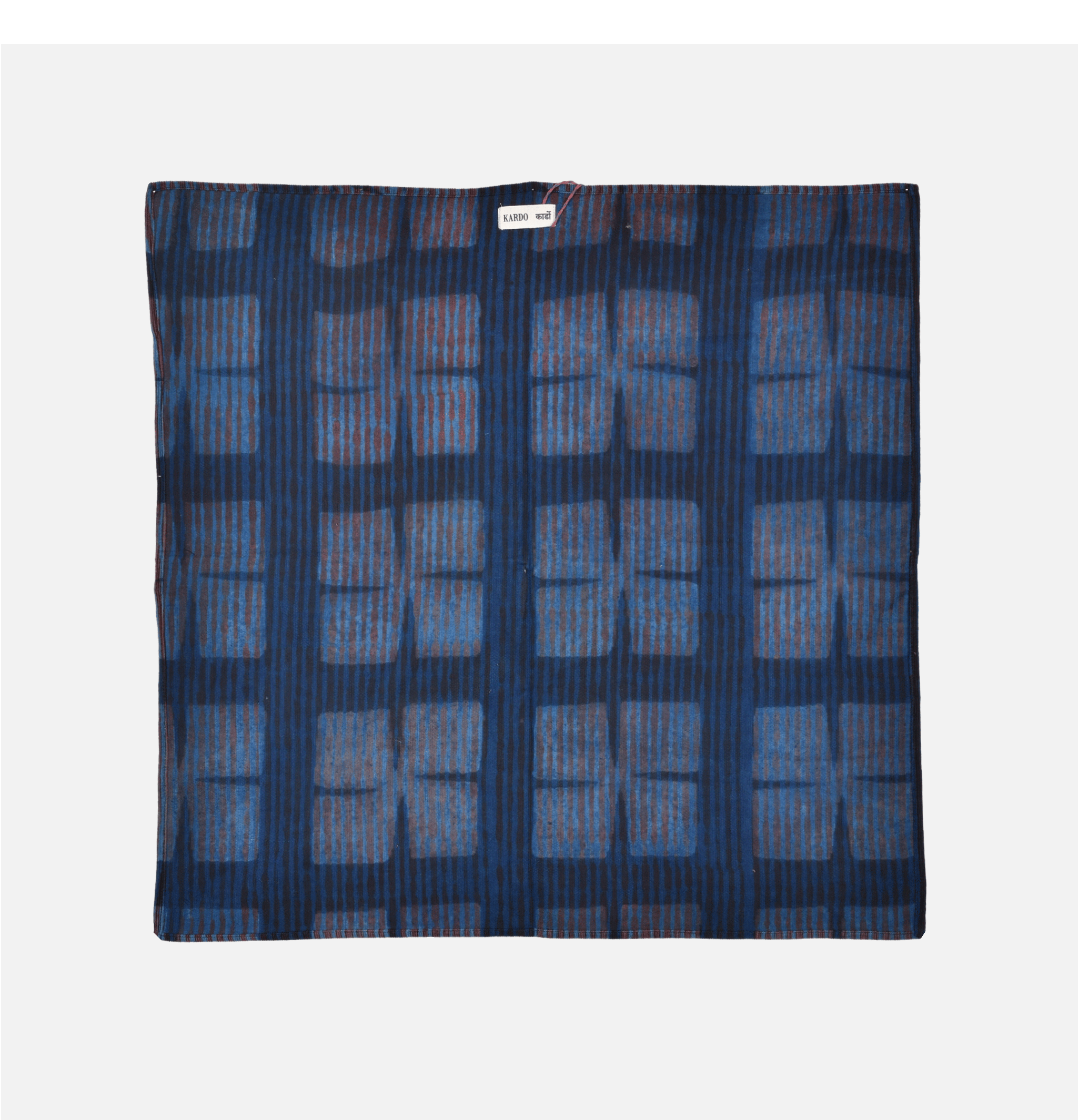 Ajrakh Blue Kardo Bandana