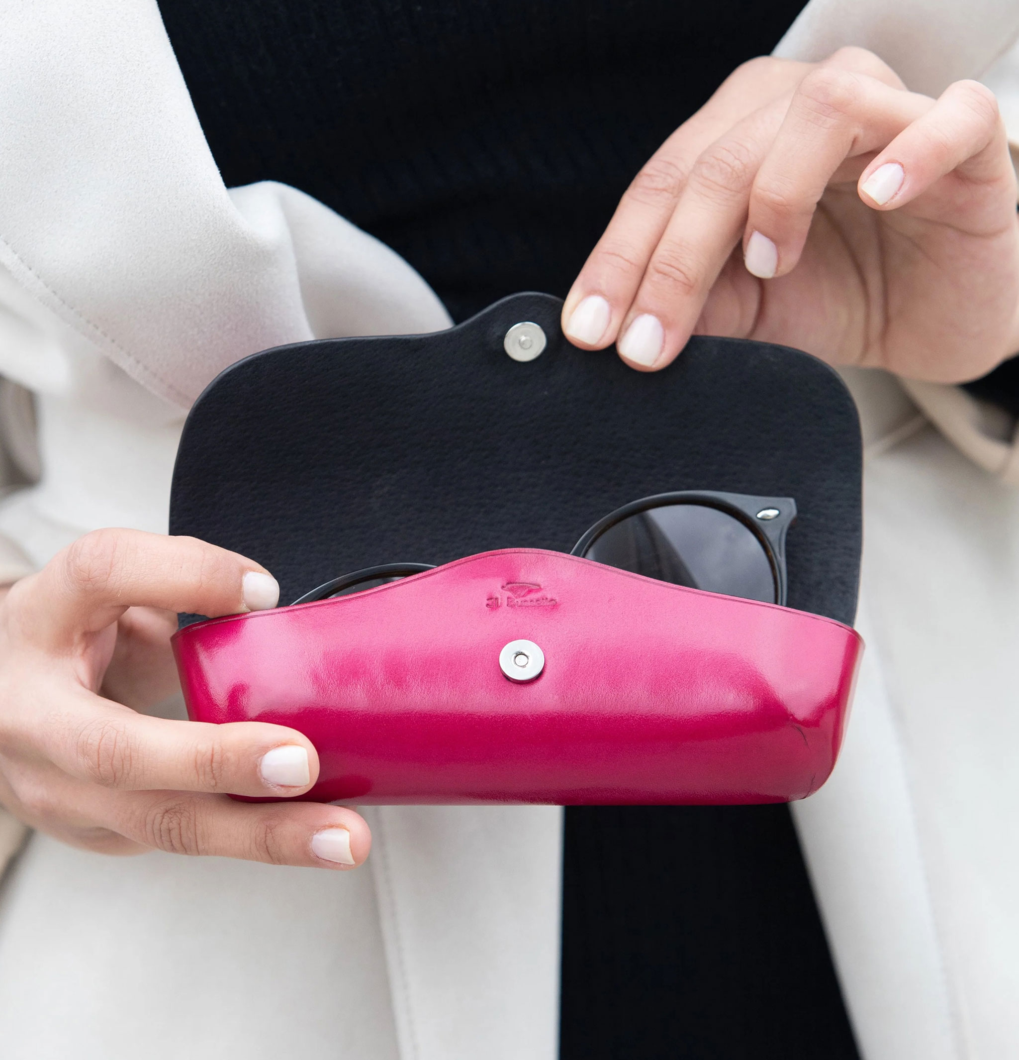 Il Bussetto Black Glasses Case Il Bussetto Black Glasses Case
