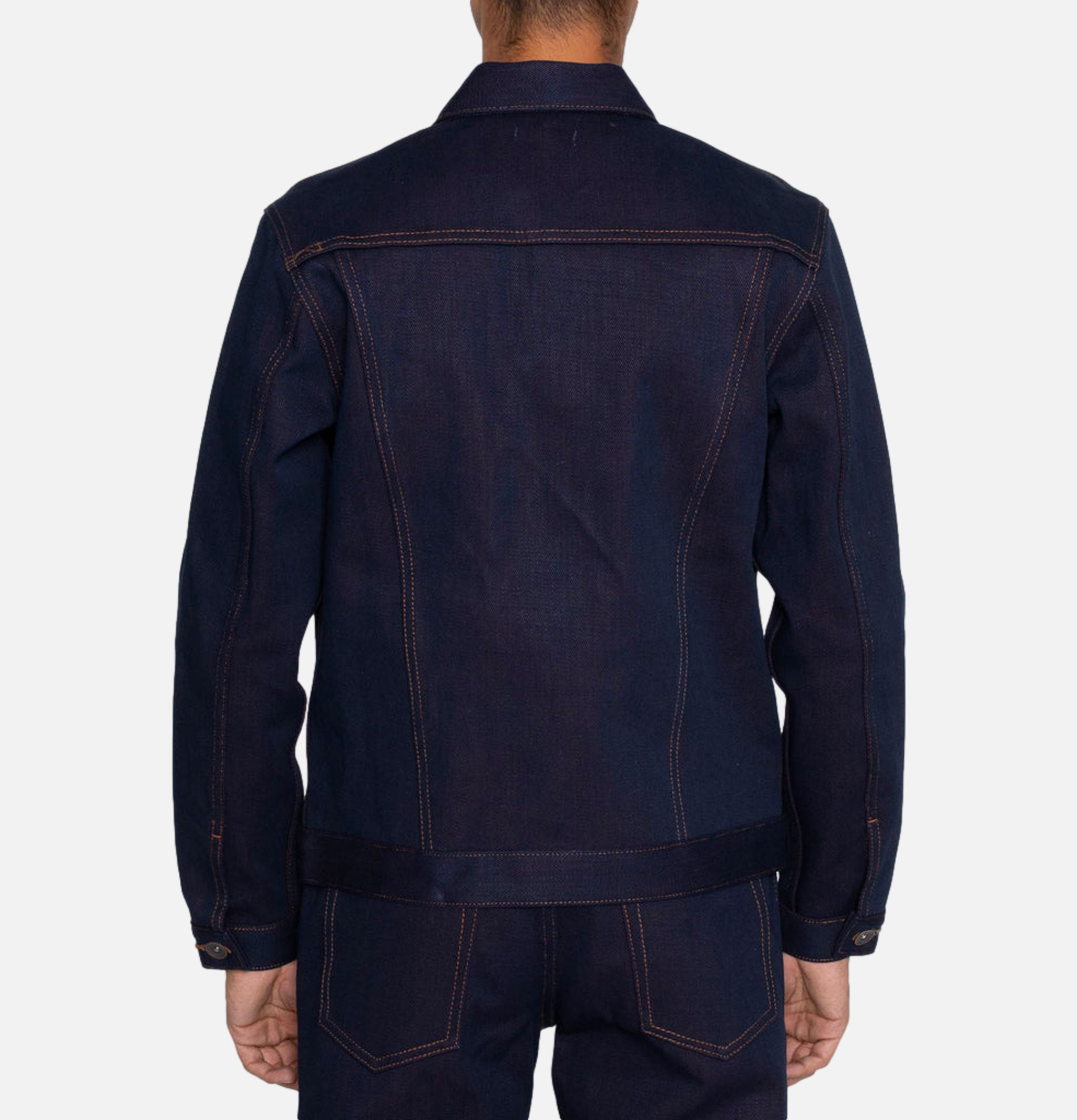 Unbranded Brand UB991 Jacket 21oz Red Weft Indigo