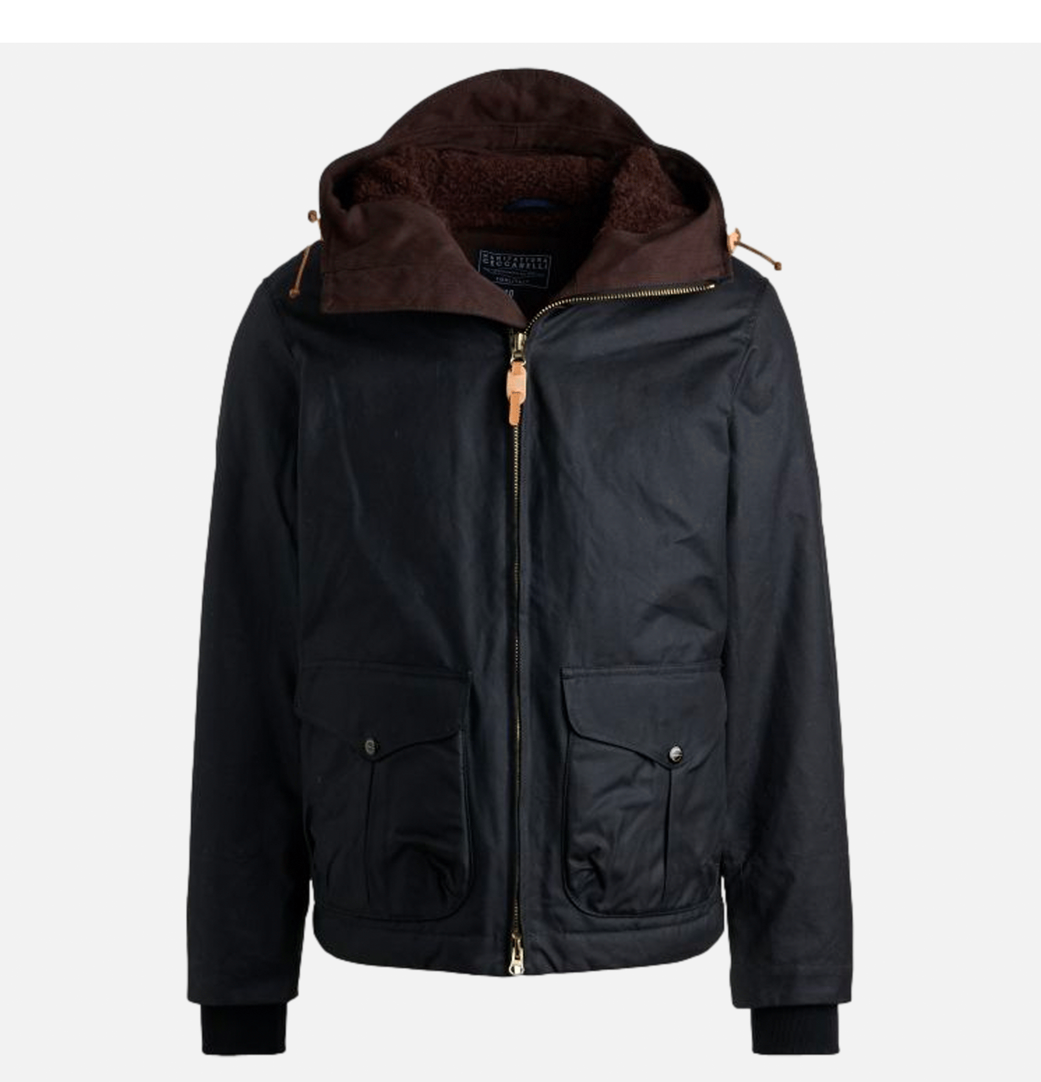 Manifattura Ceccarelli Coat Blazer Waxed Black