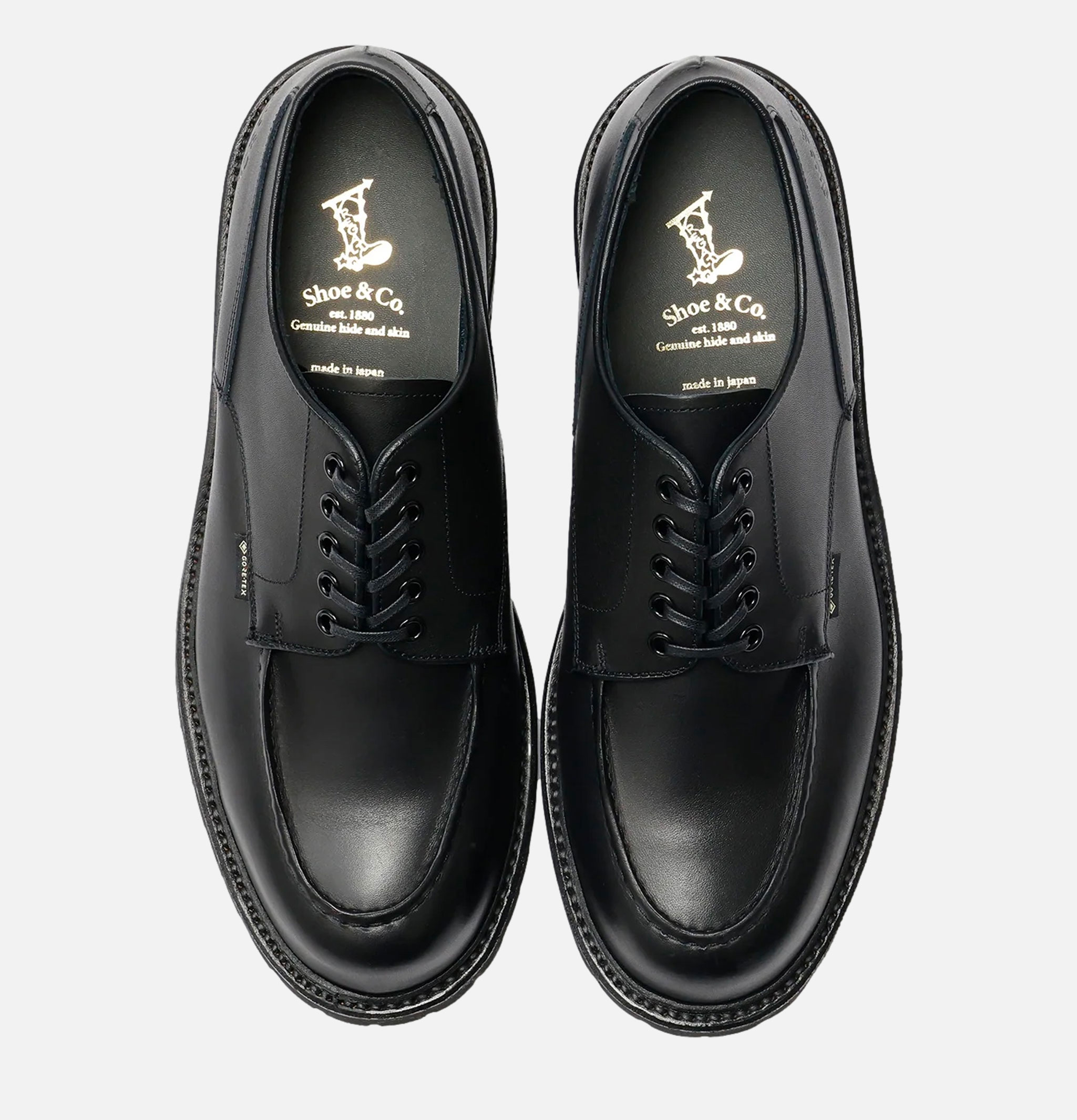 Regal Shoe & Co U-tip Gore-tex Black Regal Shoe & Co U-tip Gore-tex Black