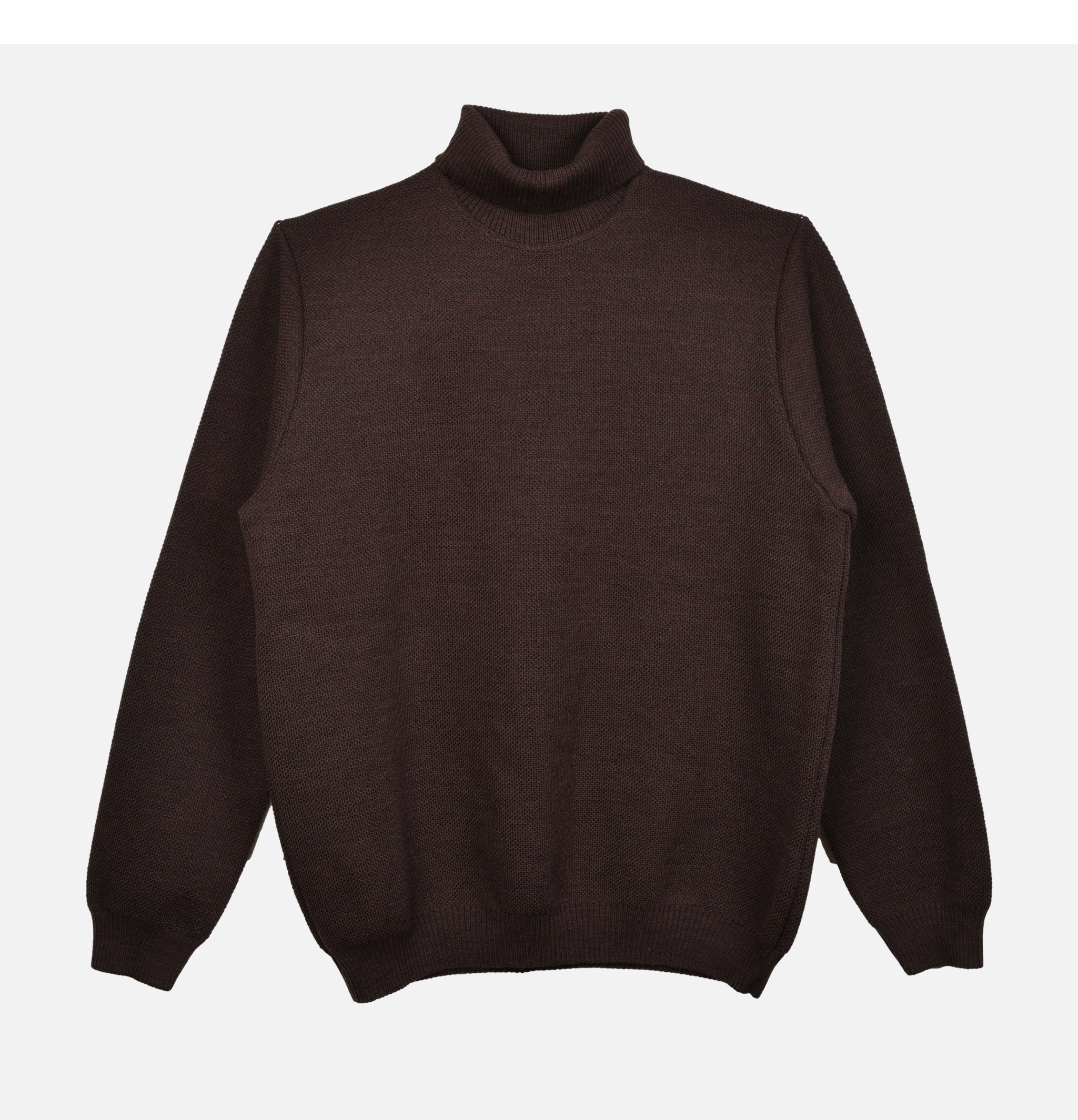 Pull Youri Col Roule Marron