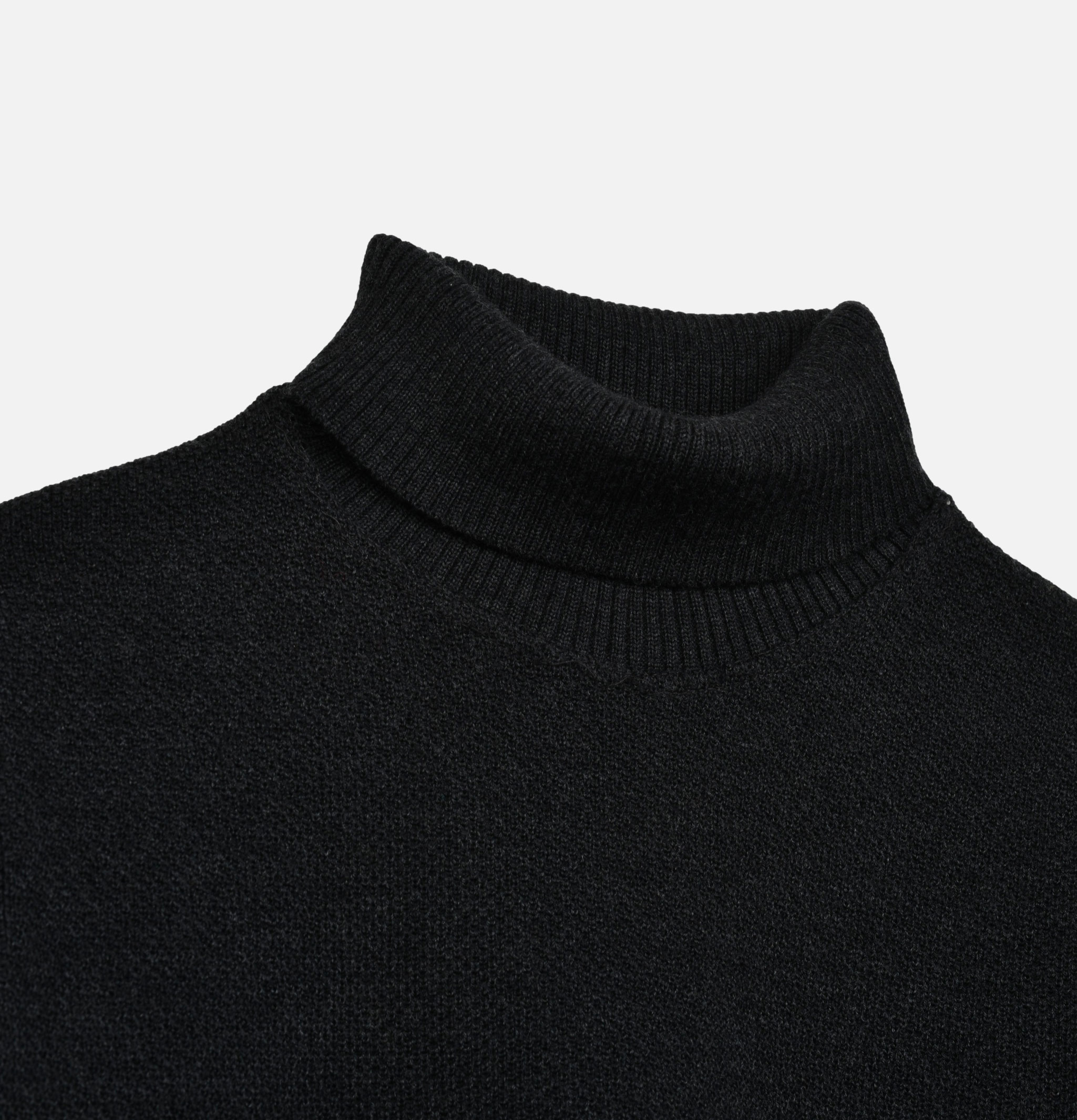 Pull Youri Col Roule Charcoal