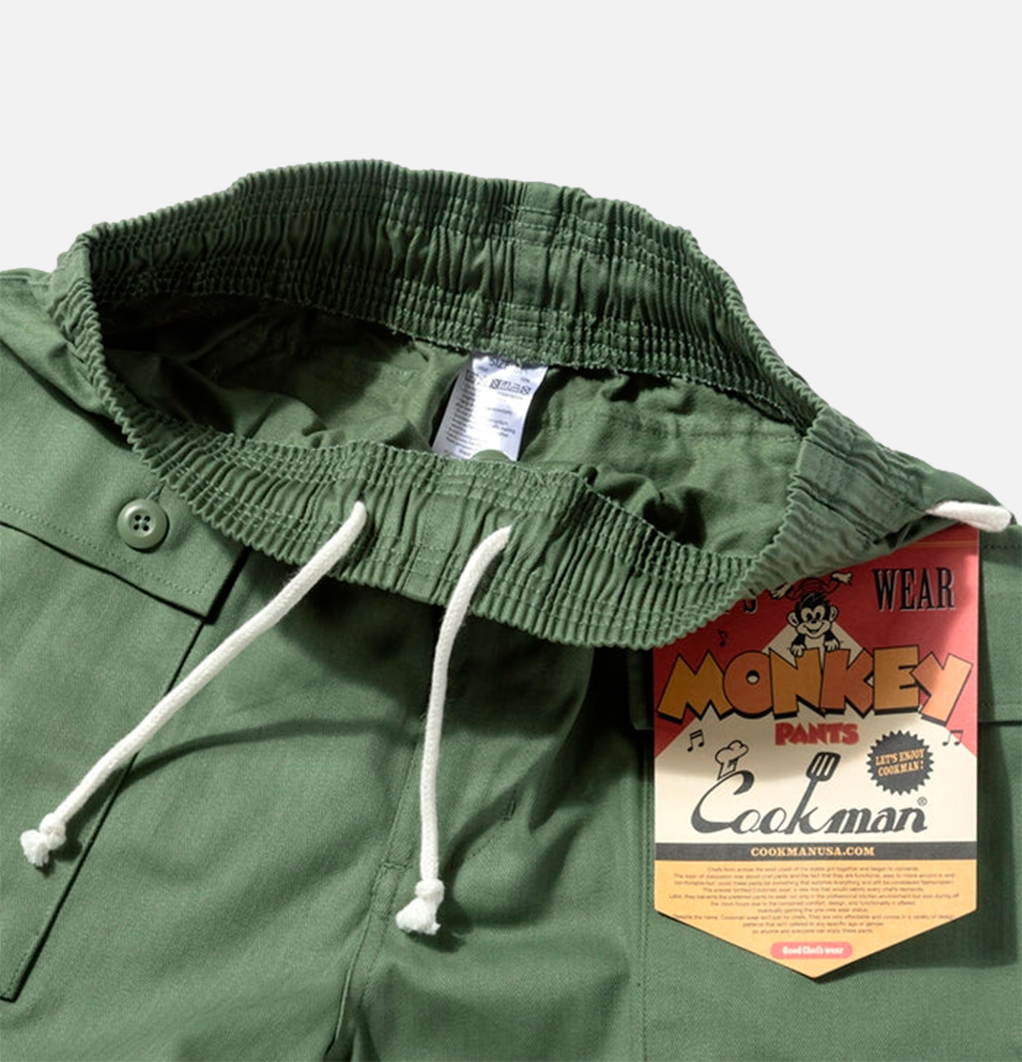 Monkey Pant Herringbone Olive