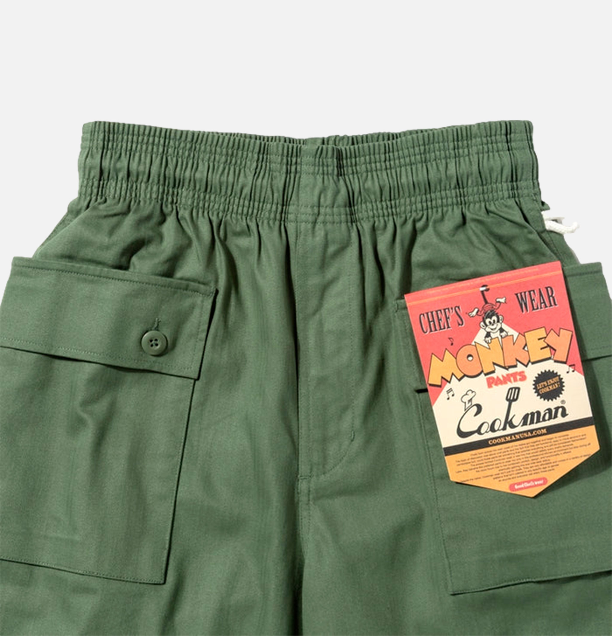 Monkey Pant Herringbone Olive