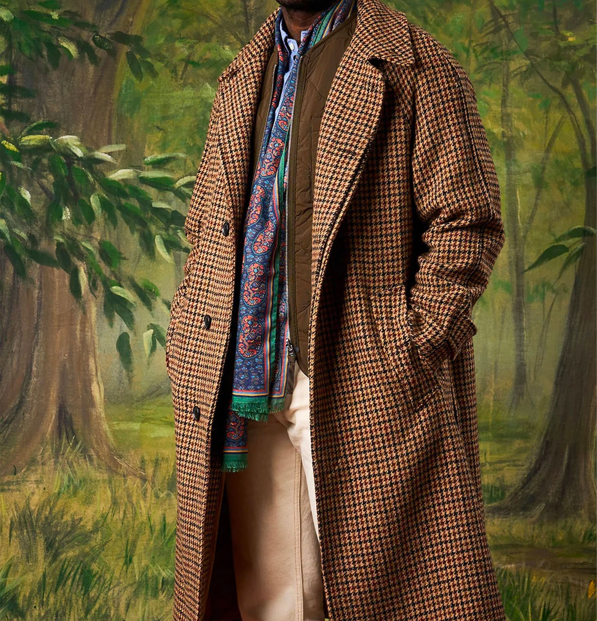 Harris Tweed Mac Brown