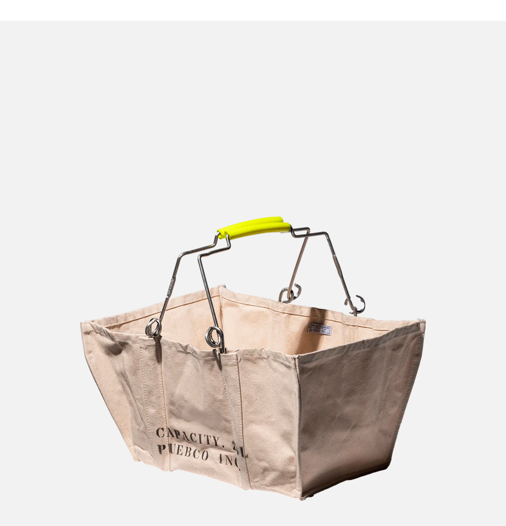 Canvas Market Yellow Handles