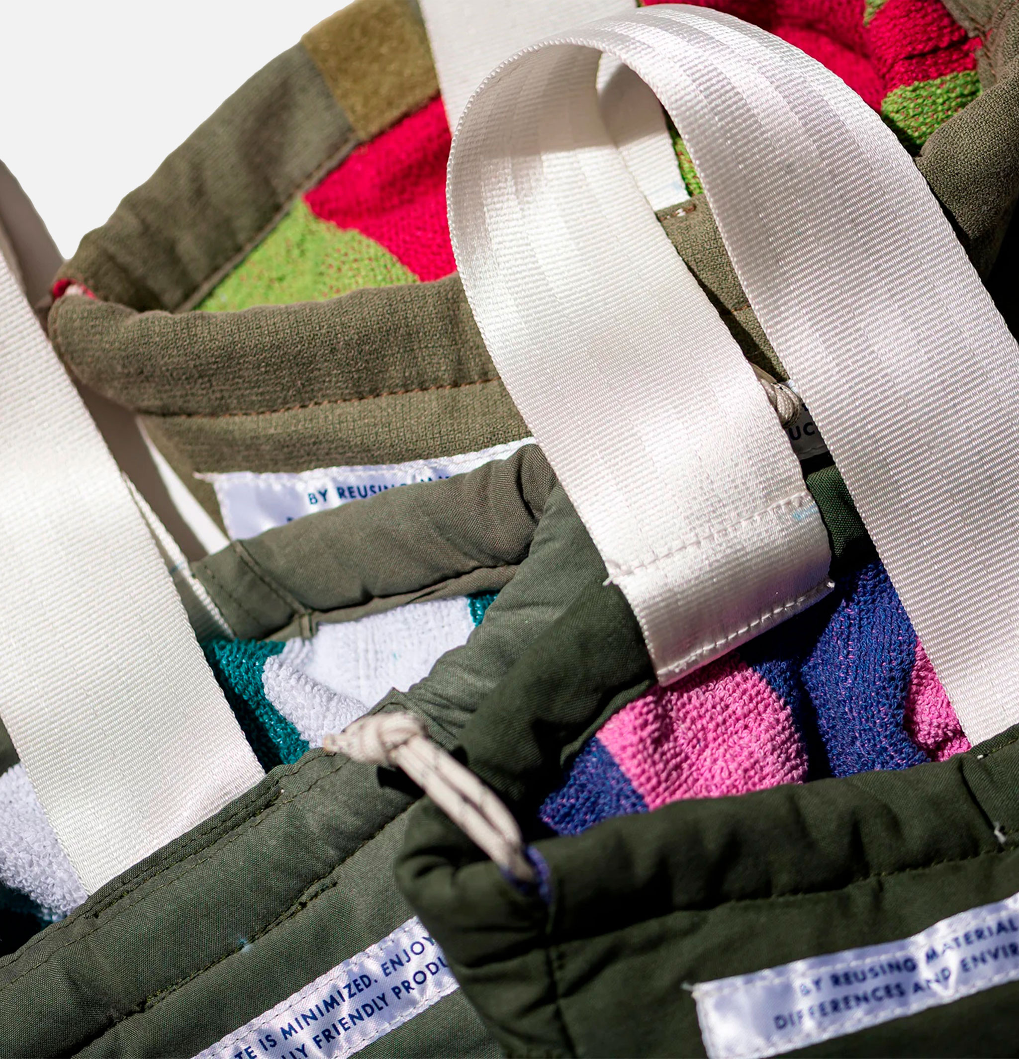 Vintage Jumpsuit Fabric Bag