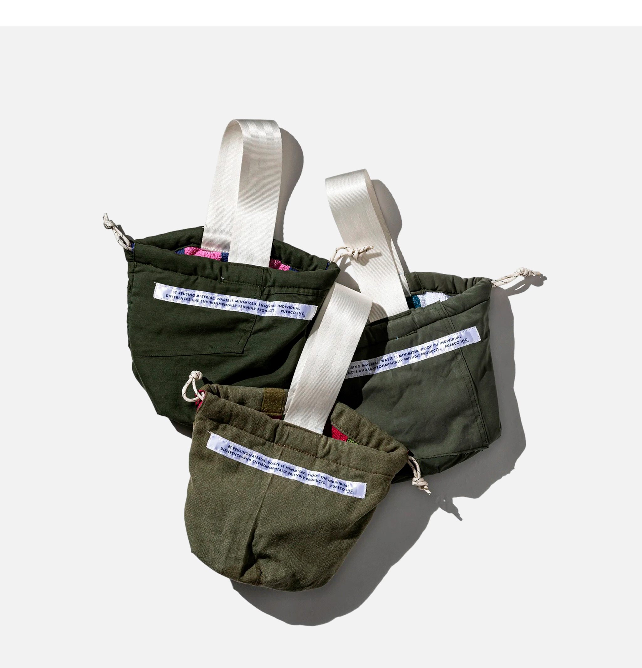 Vintage Jumpsuit Fabric Bag