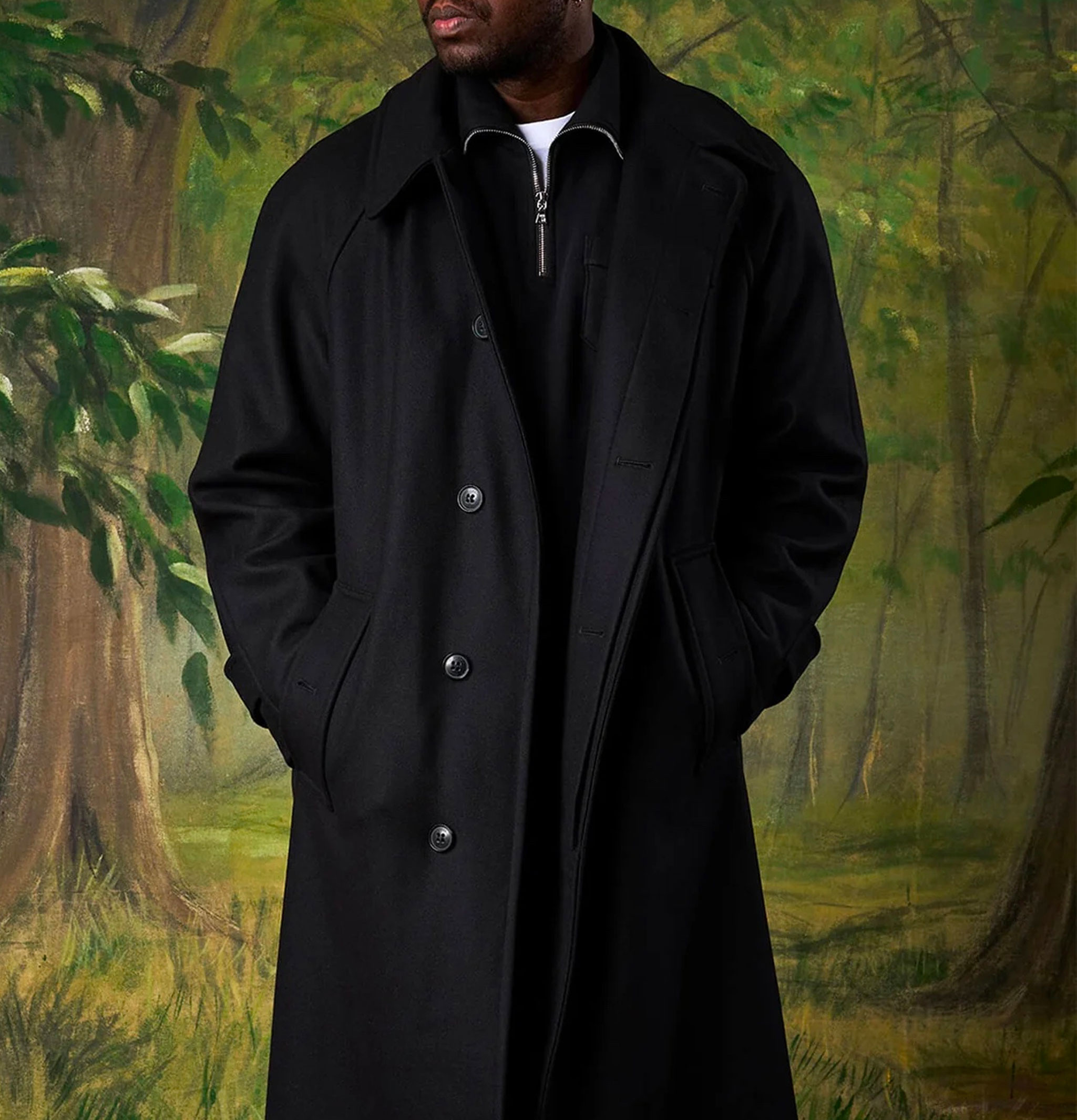 Manteau Gloverall Scw Mac Noir