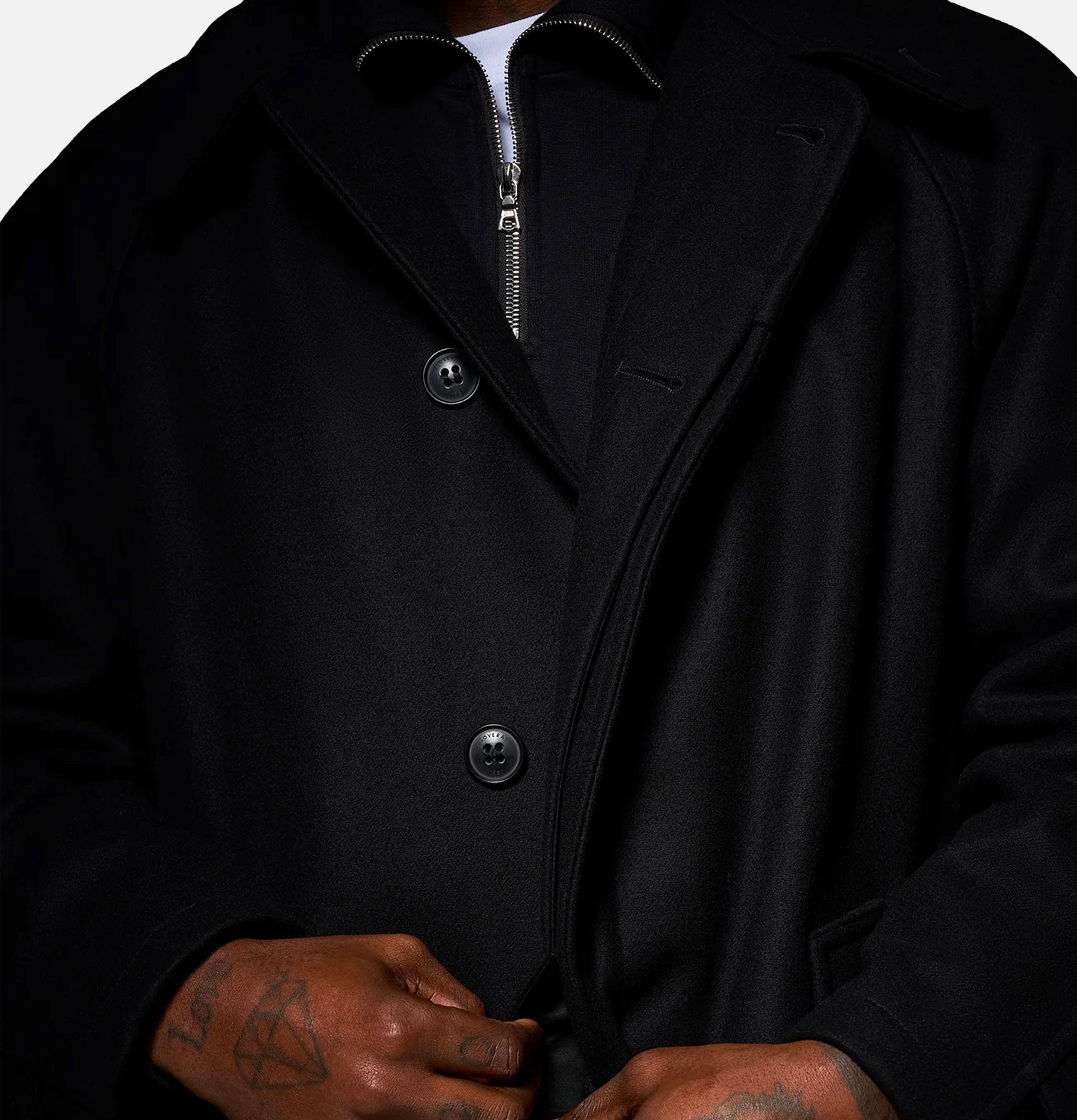 Manteau Gloverall Scw Mac Noir