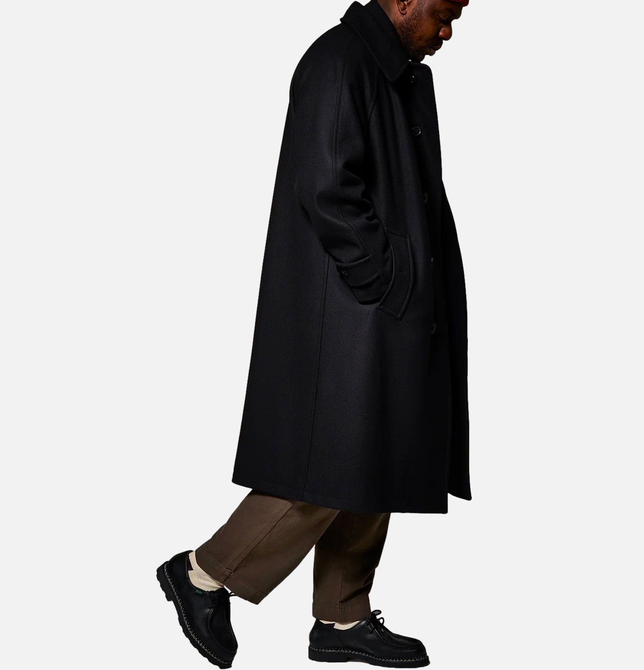 Manteau Gloverall Scw Mac Noir