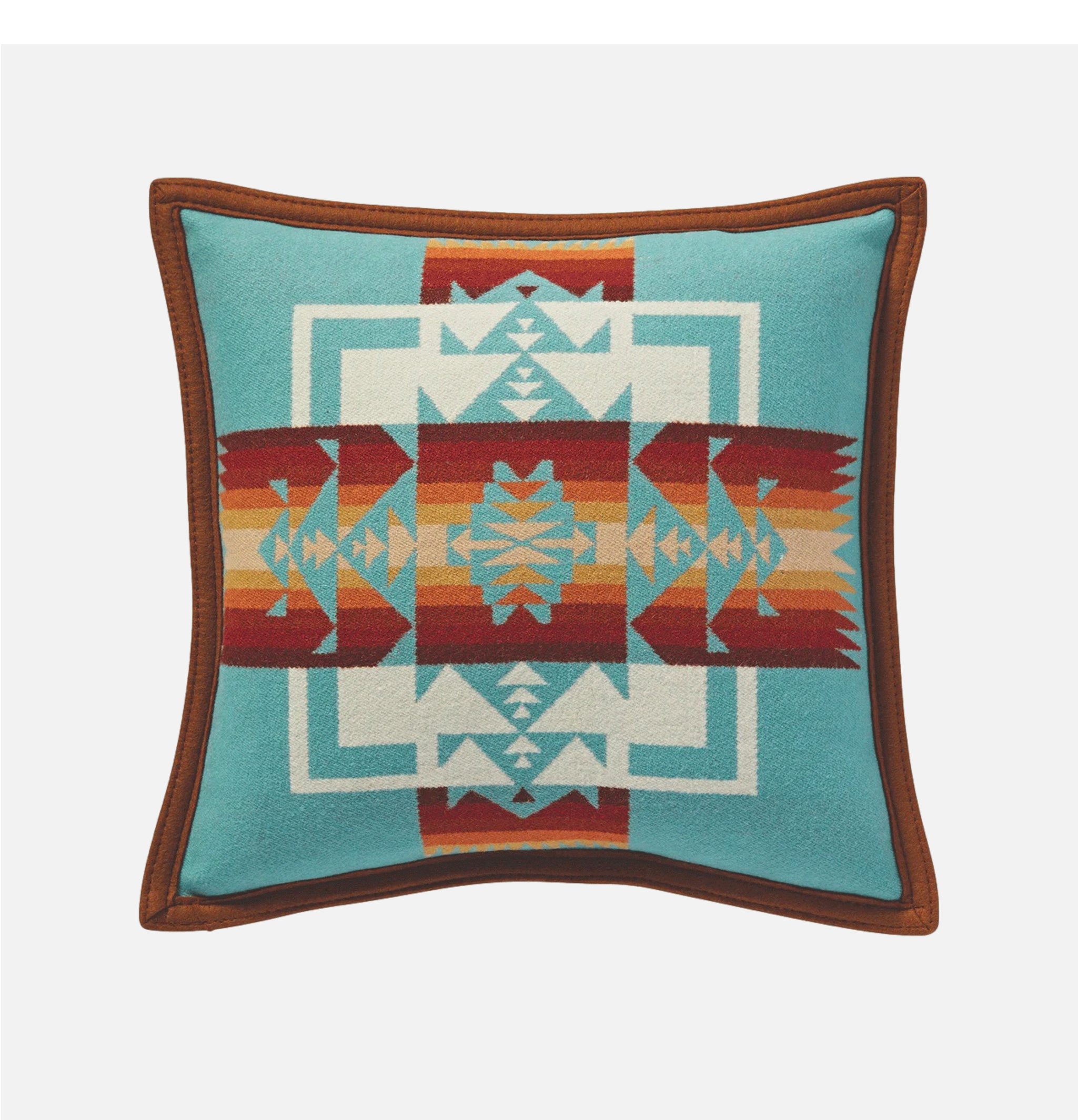 Pendleton Chief Joseph Pillow Aqua