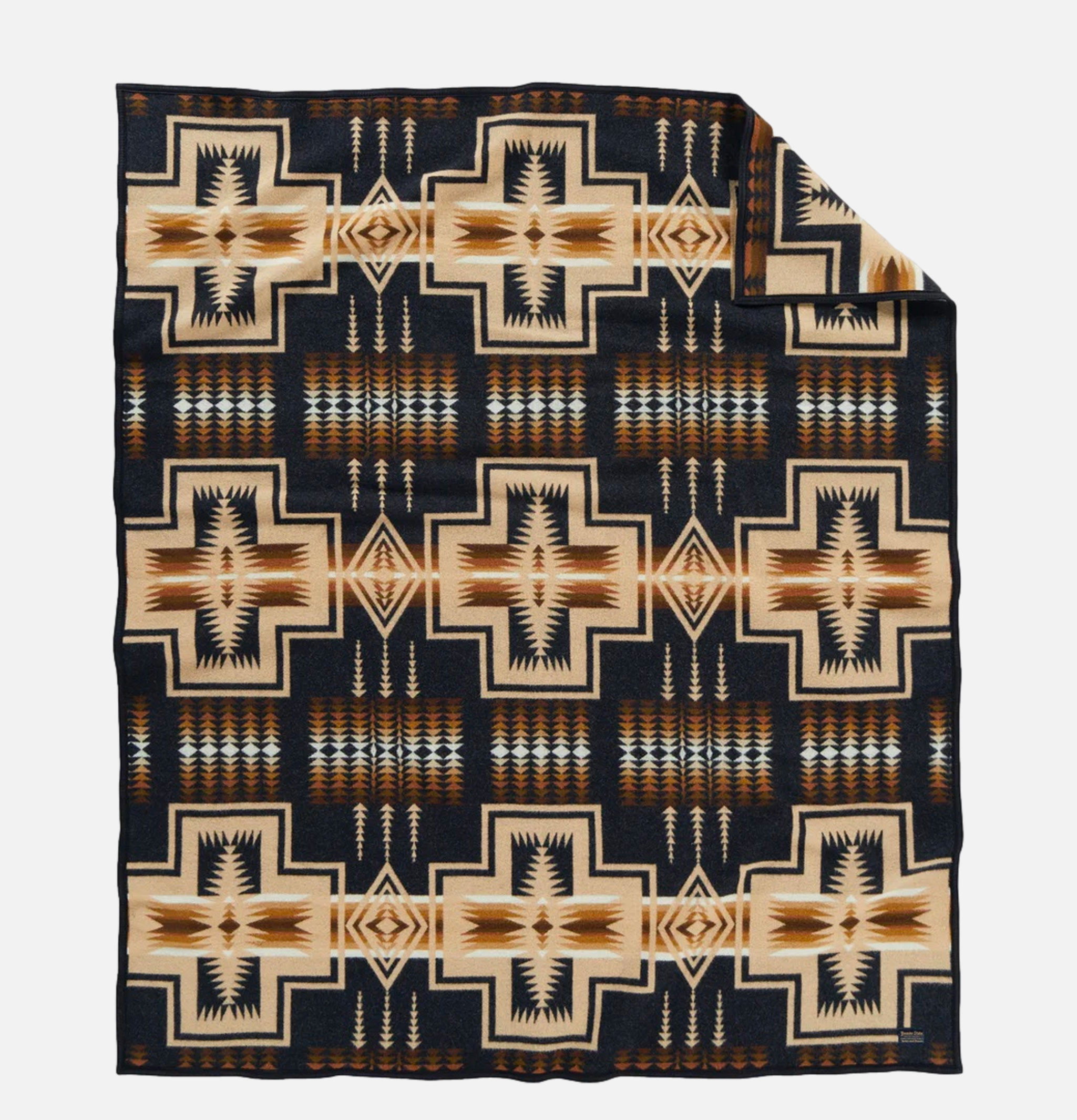 Pendleton Jacquard Napped Harding Oxford Throw