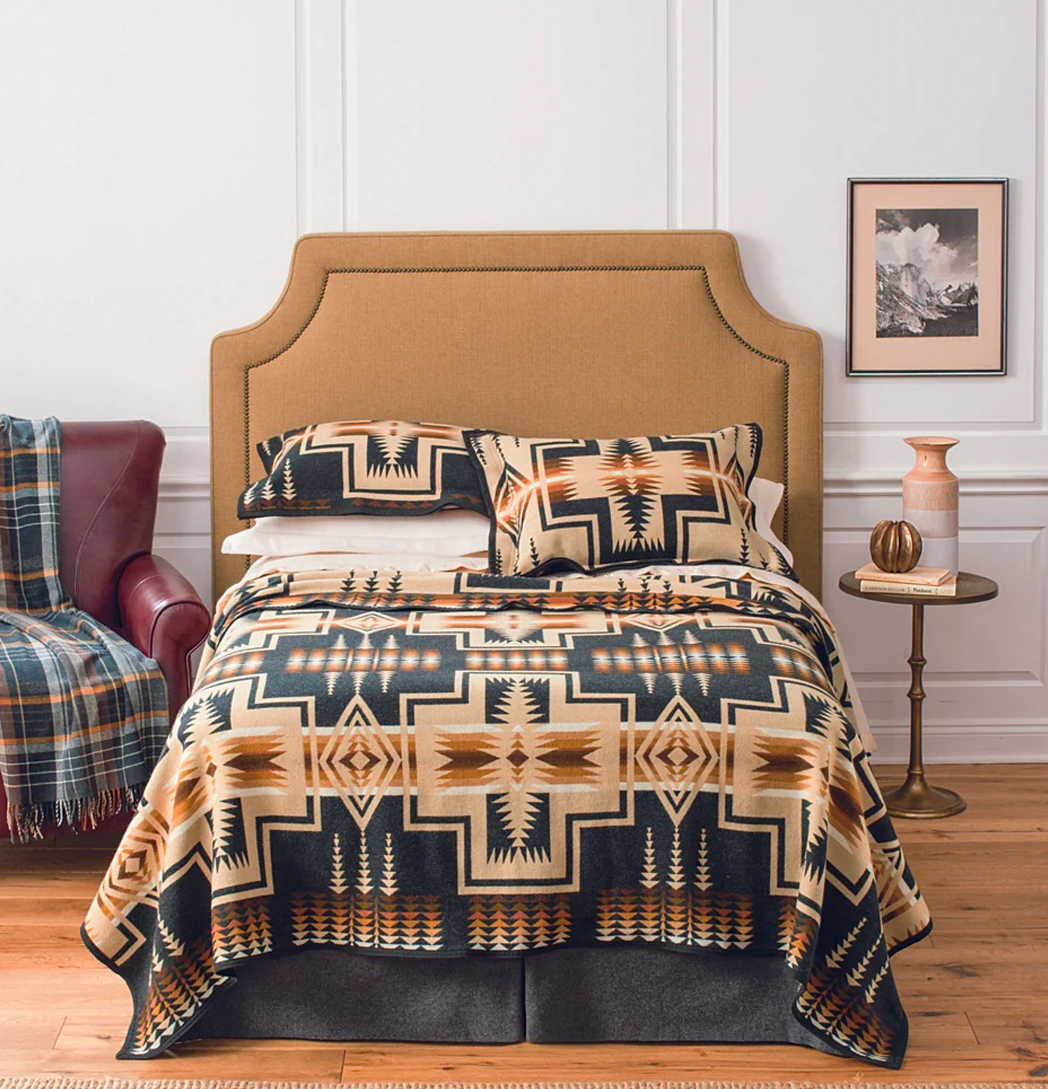 Pendleton Jacquard Napped Robe Harding Oxford