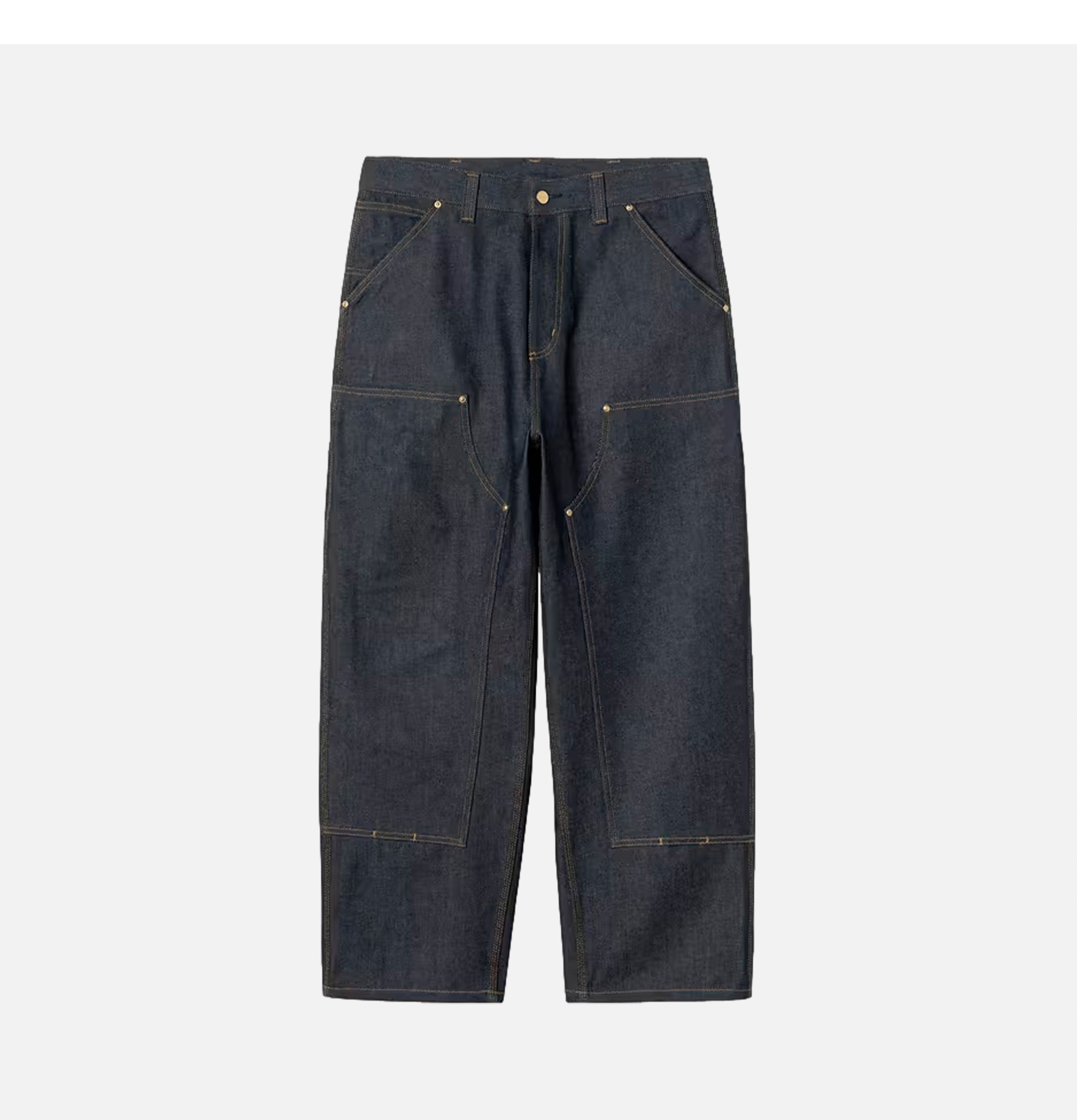 Og Double Knee Pant Rigid Blue